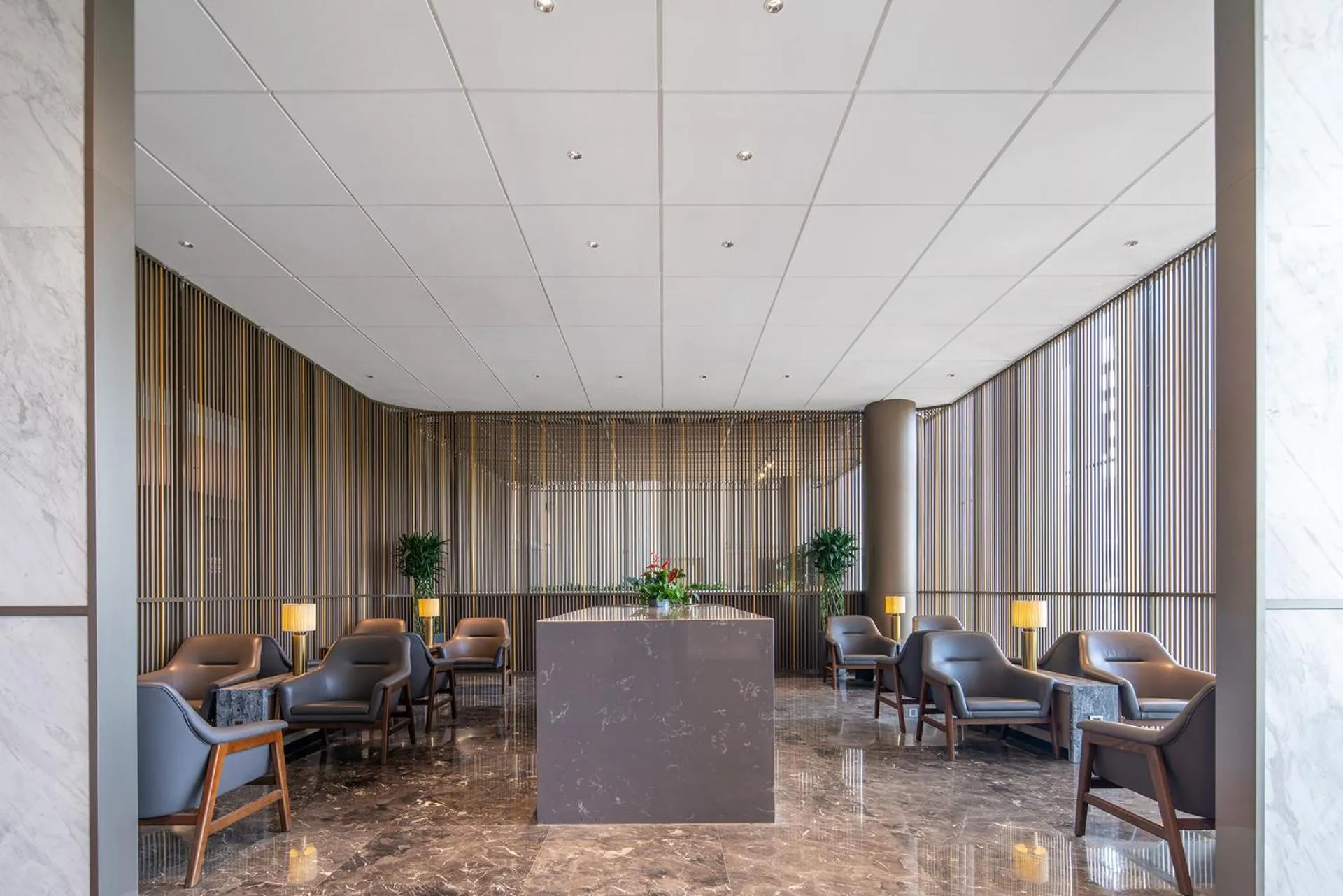 Seating area in Meichen Hotel 2nd Floor Terminal Building Beijing Daxing International Airport