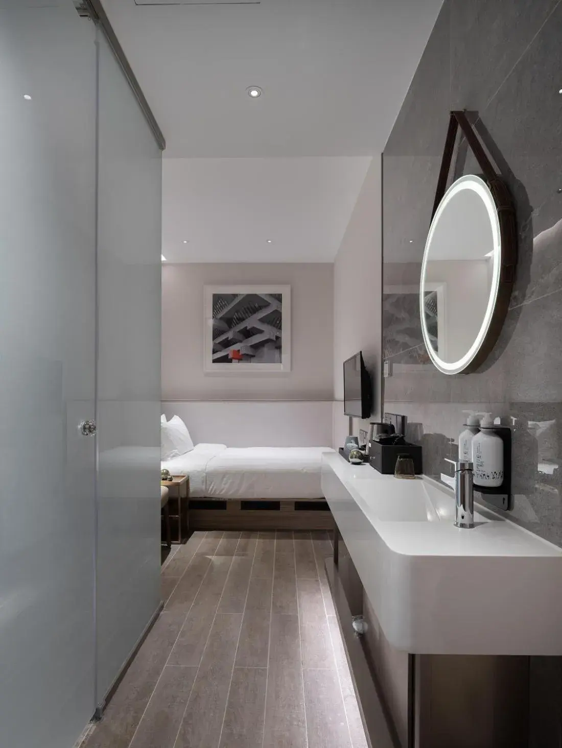 Double Room No Window in Aerotel Beijing Daxing International Airport Double Room No Window in Aerotel Beijing Daxing International Airport