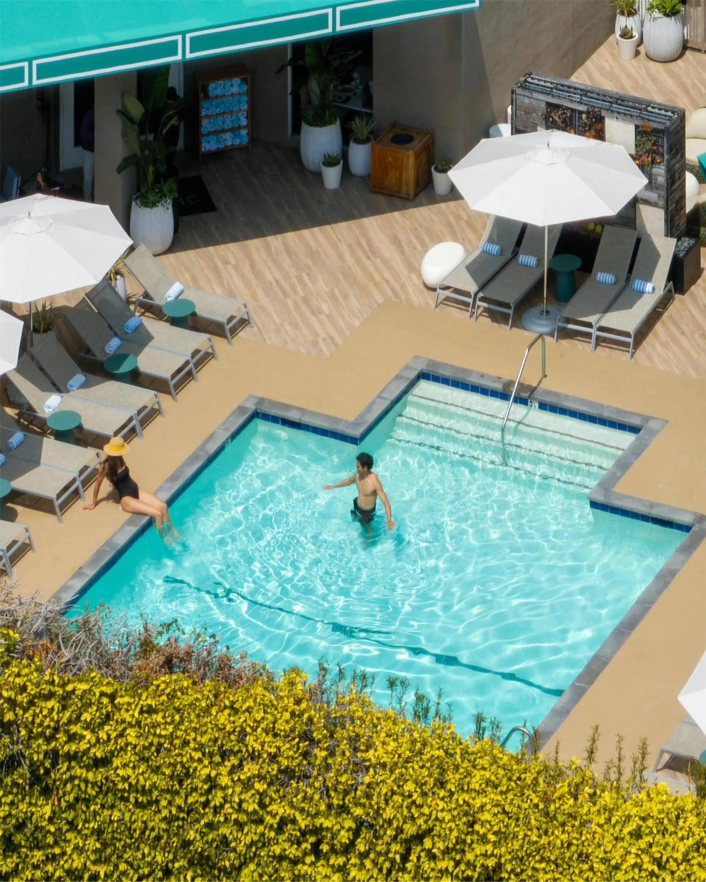 Swimming pool in Hyatt Centric Delfina Santa Monica