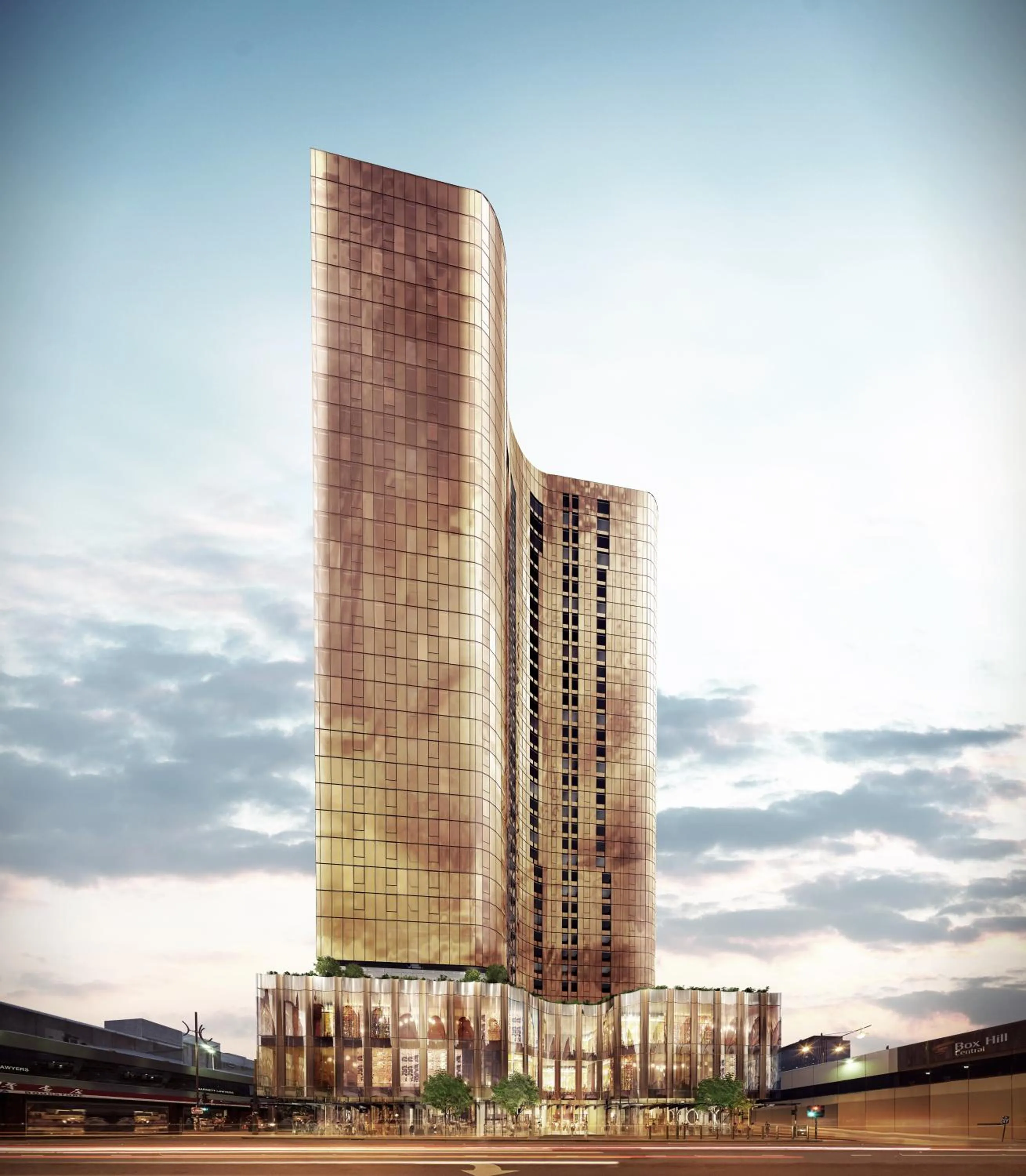 Property building in Sky One Apartments by CLLIX