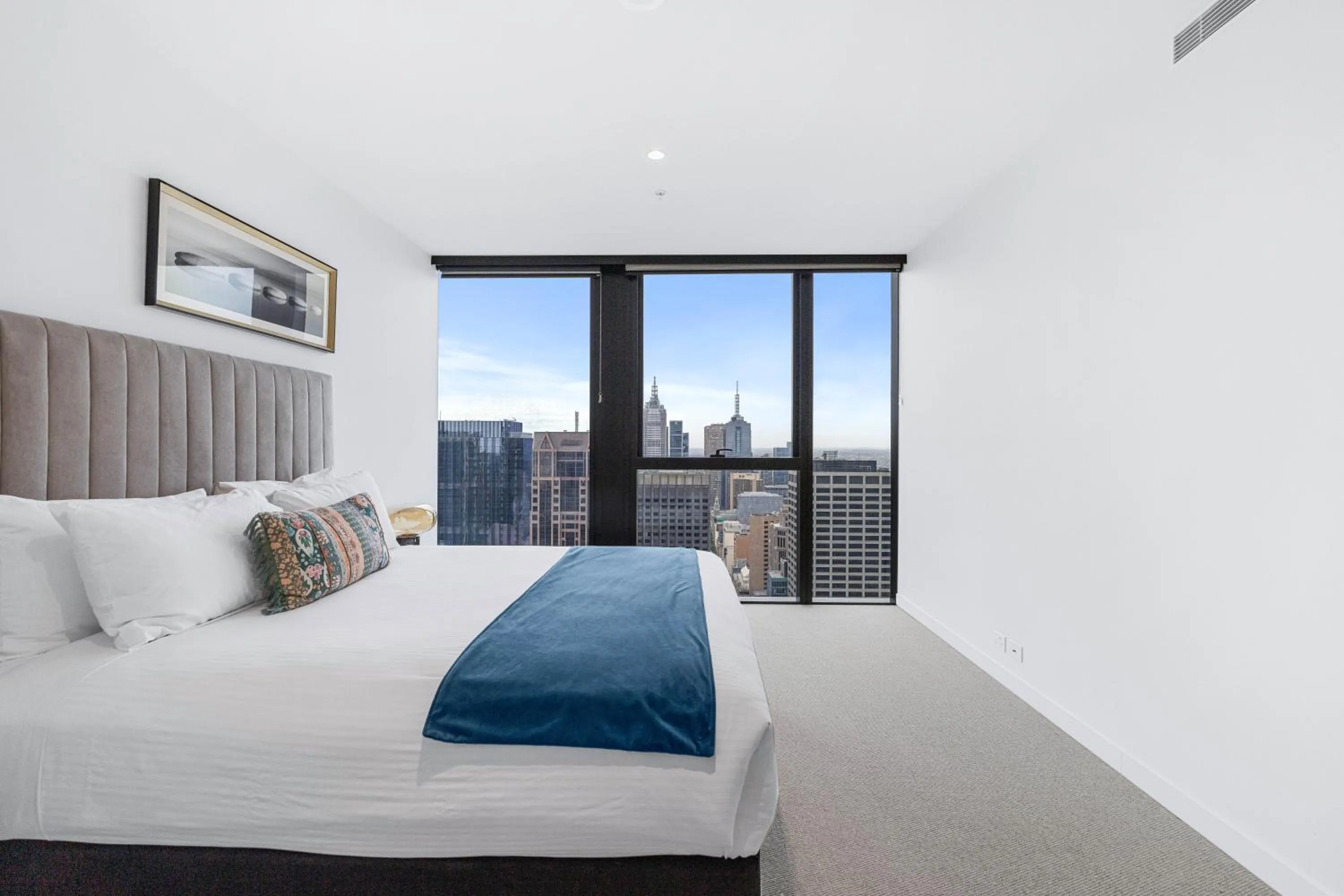 Bed in Collins House Apartments by CLLIX