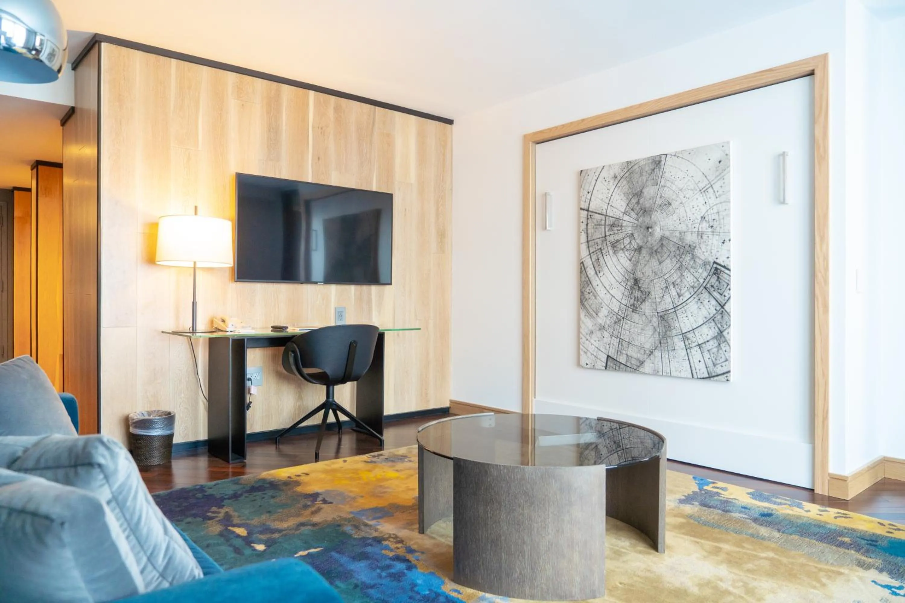 Seating area in The Windsor Suites