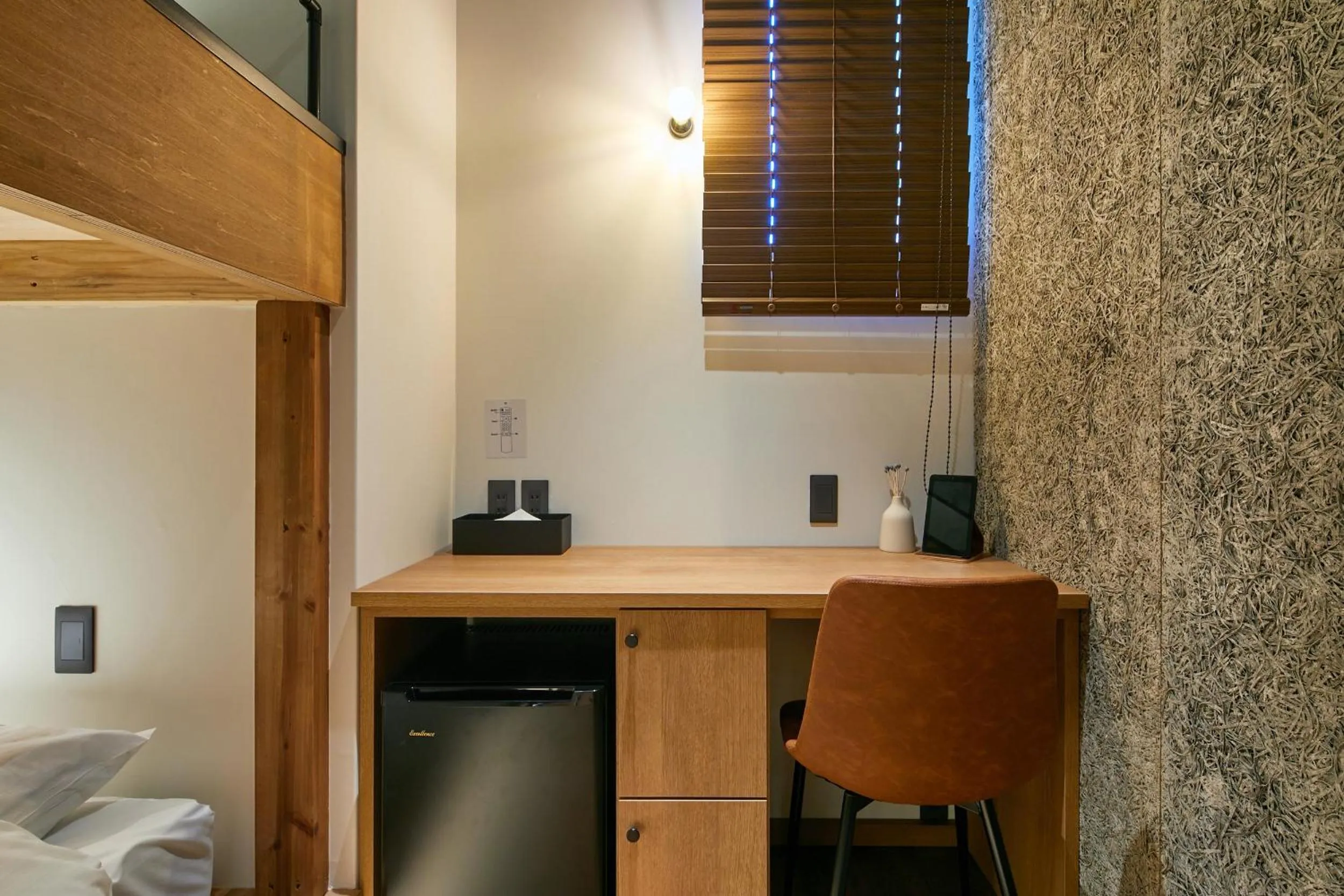 Seating area, Bed in mizuka Nakasu 5 - unmanned hotel -