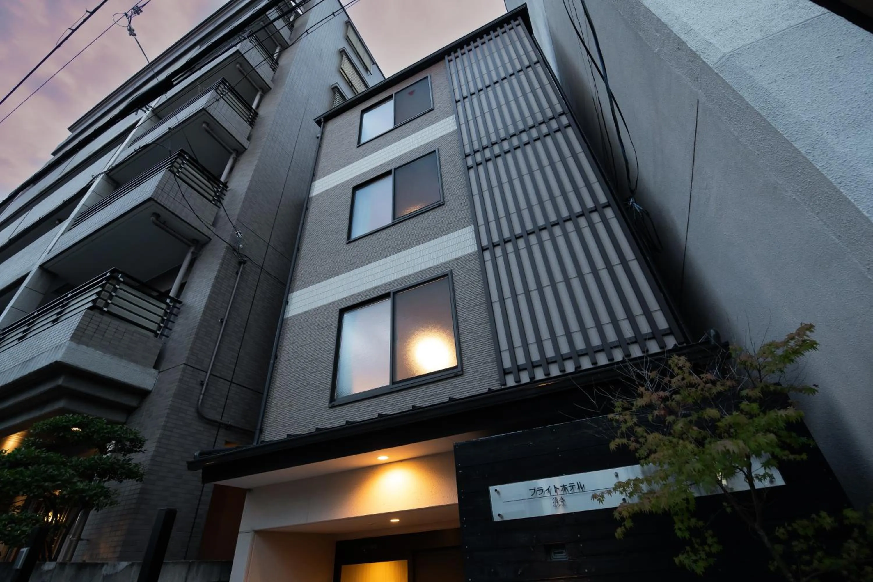 Property building in Bright Hotel Kiyomizu