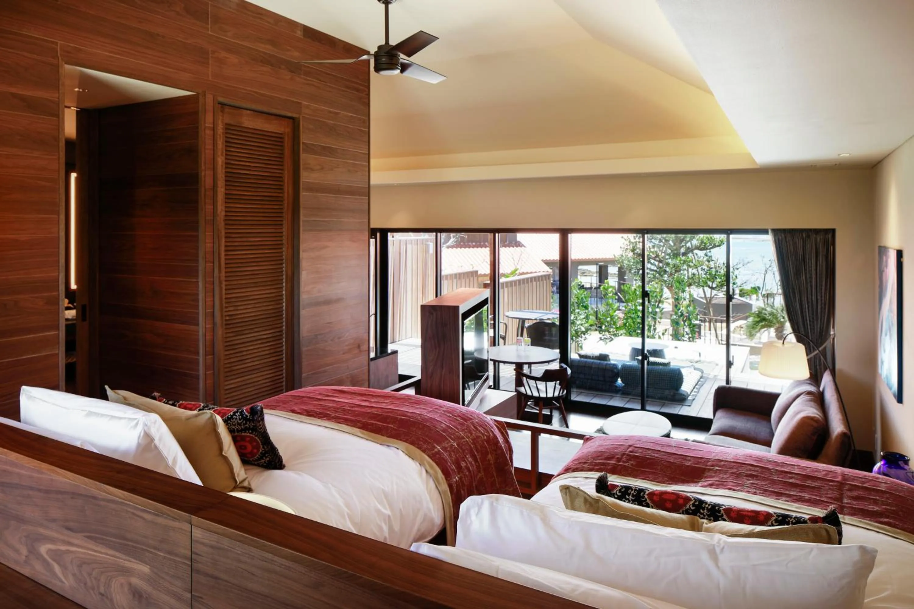 Photo of the whole room, Bed in THE HIRAMATSU HOTELS & RESORTS GINOZA OKINAWA