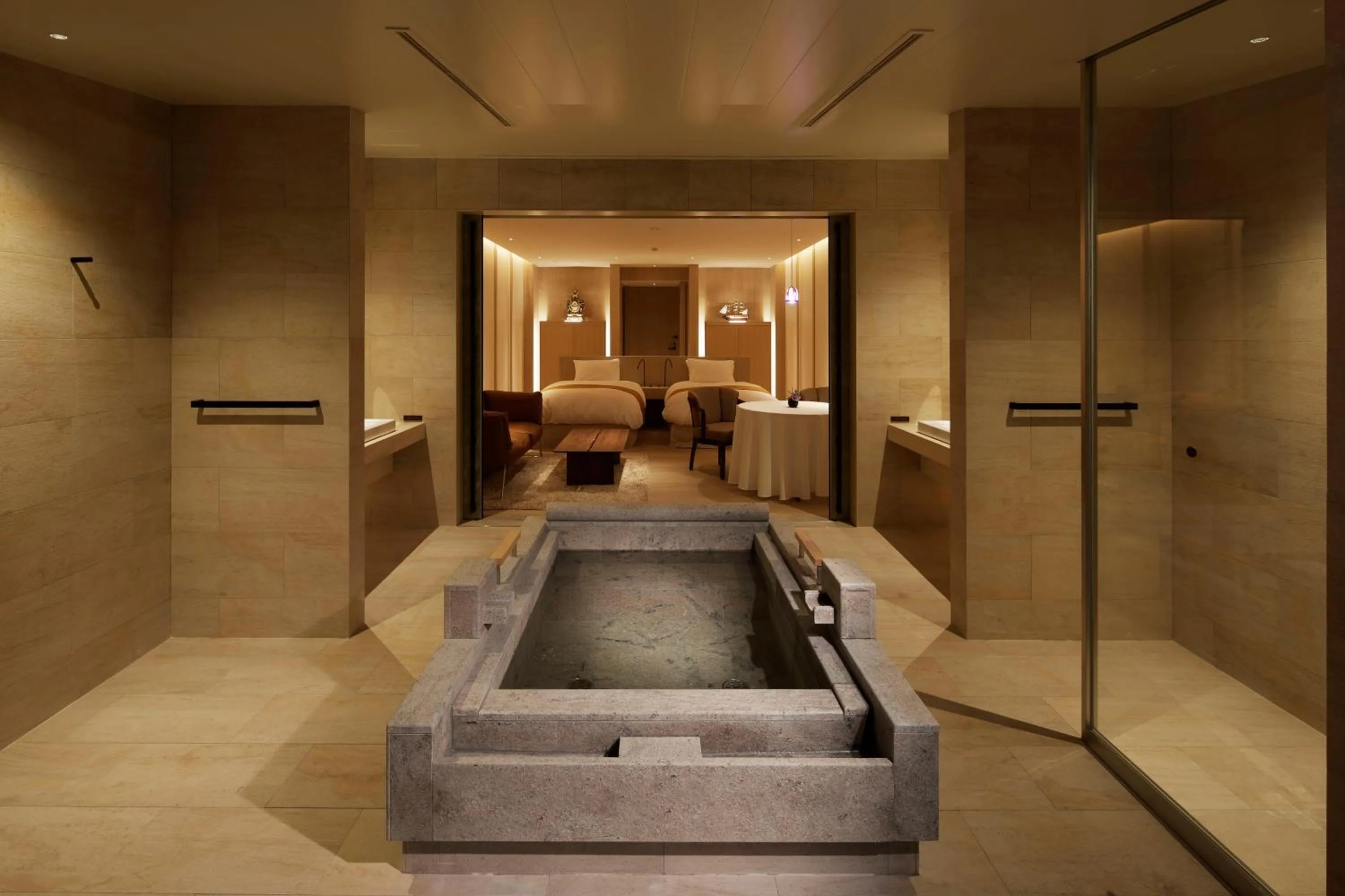 Hot Spring Bath in THE HIRAMATSU HOTELS & RESORTS KASHIKOJIMA