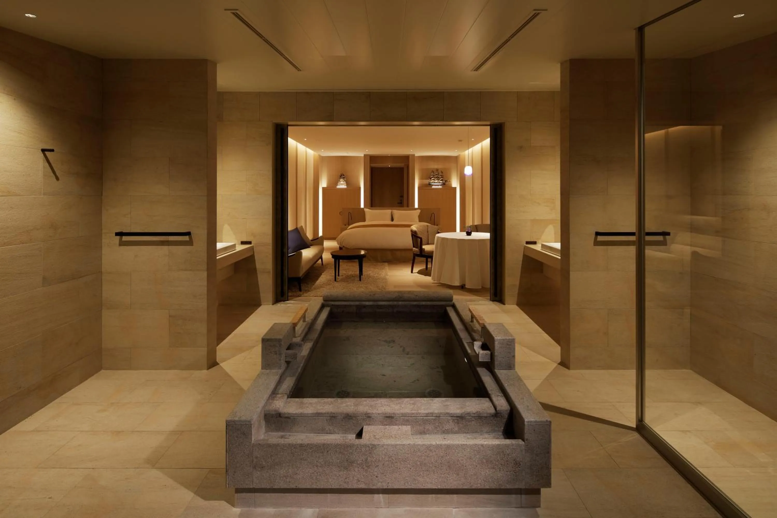 Hot Spring Bath in THE HIRAMATSU HOTELS & RESORTS KASHIKOJIMA