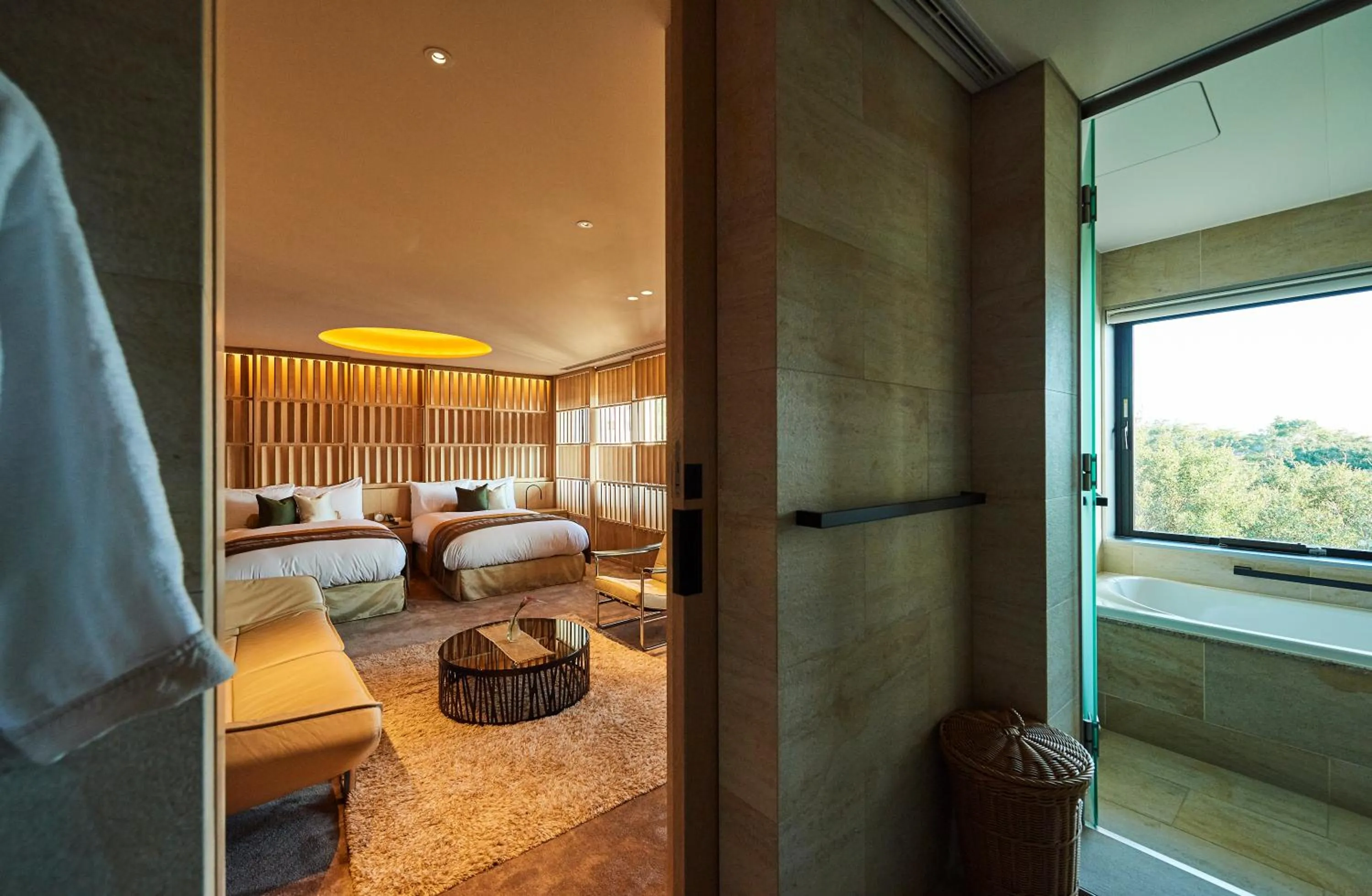 Photo of the whole room, Bed in THE HIRAMATSU HOTELS & RESORTS KASHIKOJIMA