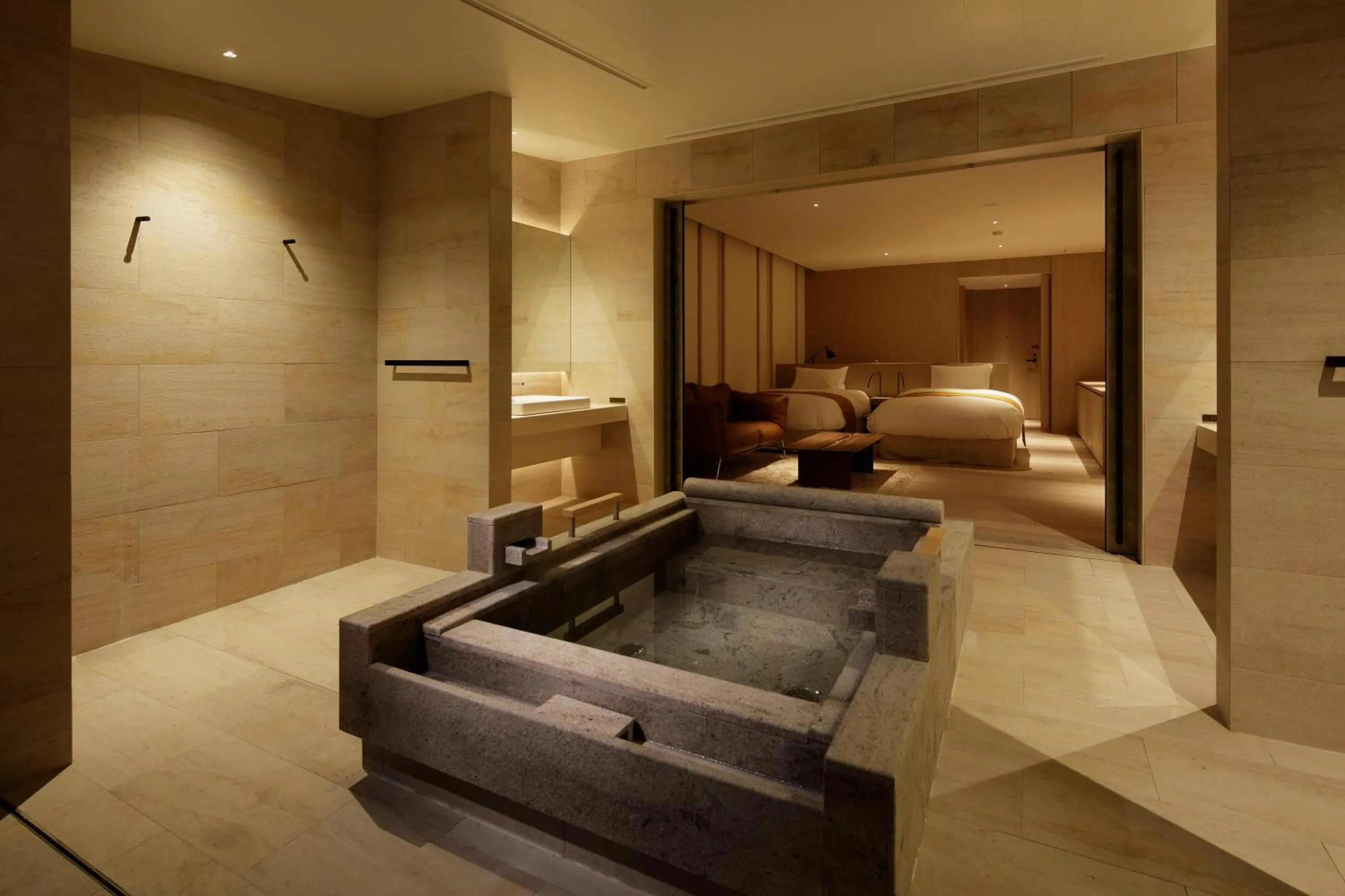 Hot Spring Bath in THE HIRAMATSU HOTELS & RESORTS KASHIKOJIMA