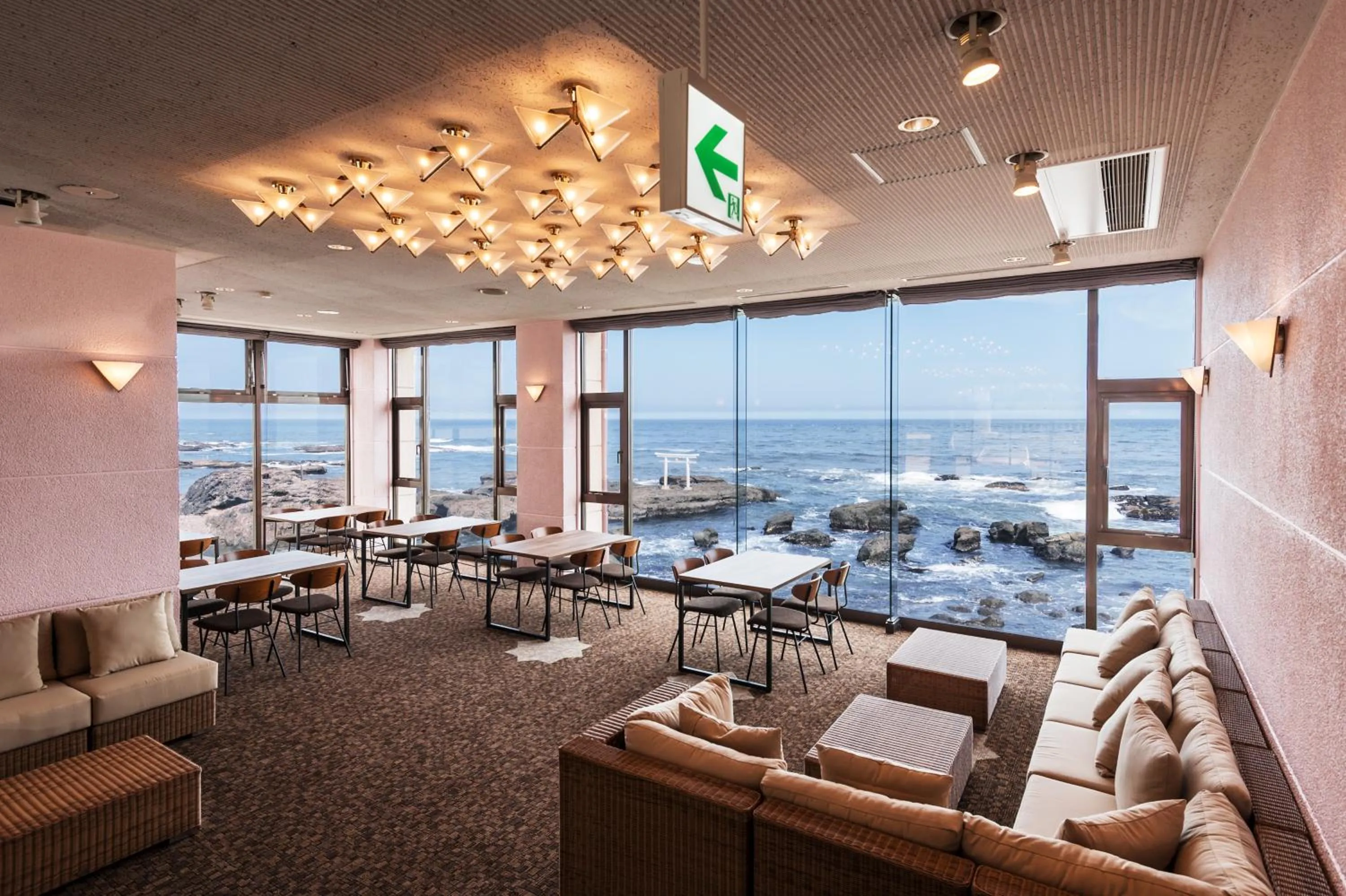 Sea view in Oarai Hotel Annex Gyoraian
