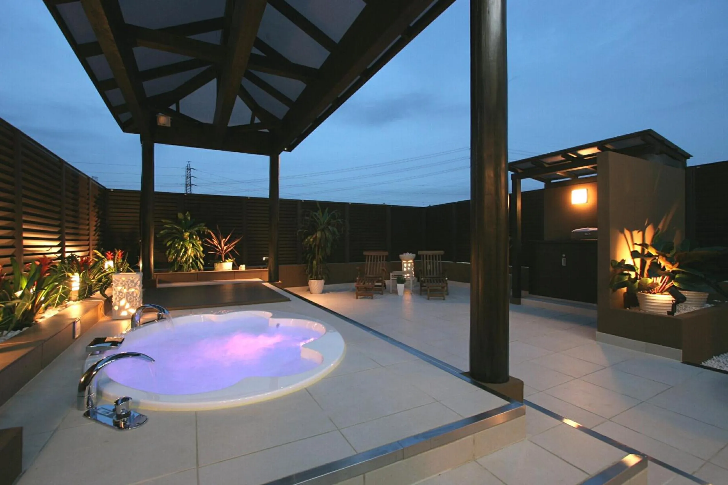 Open Air Bath in HOTEL BANJAR