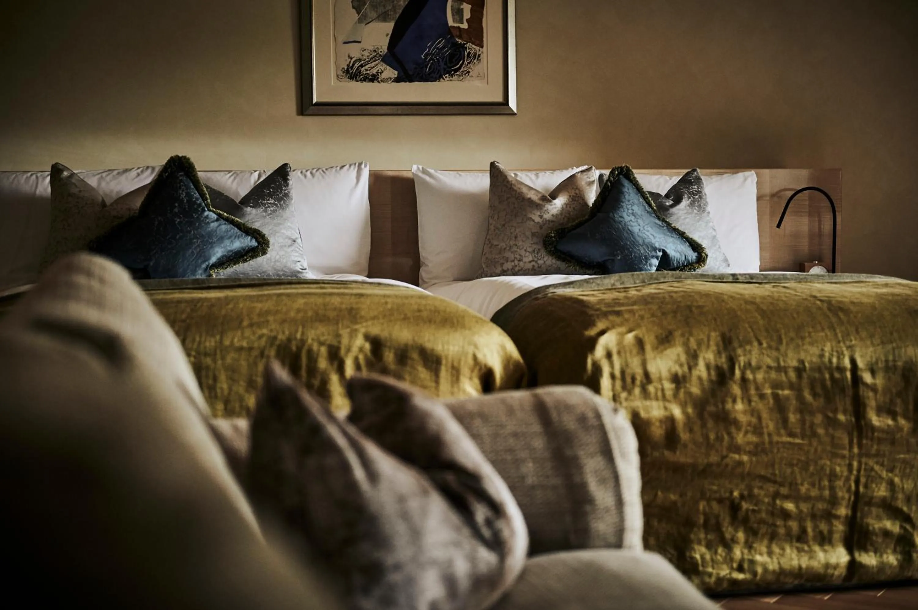 Bed in THE HIRAMATSU HOTELS & RESORTS SENGOKUHARA HAKONE