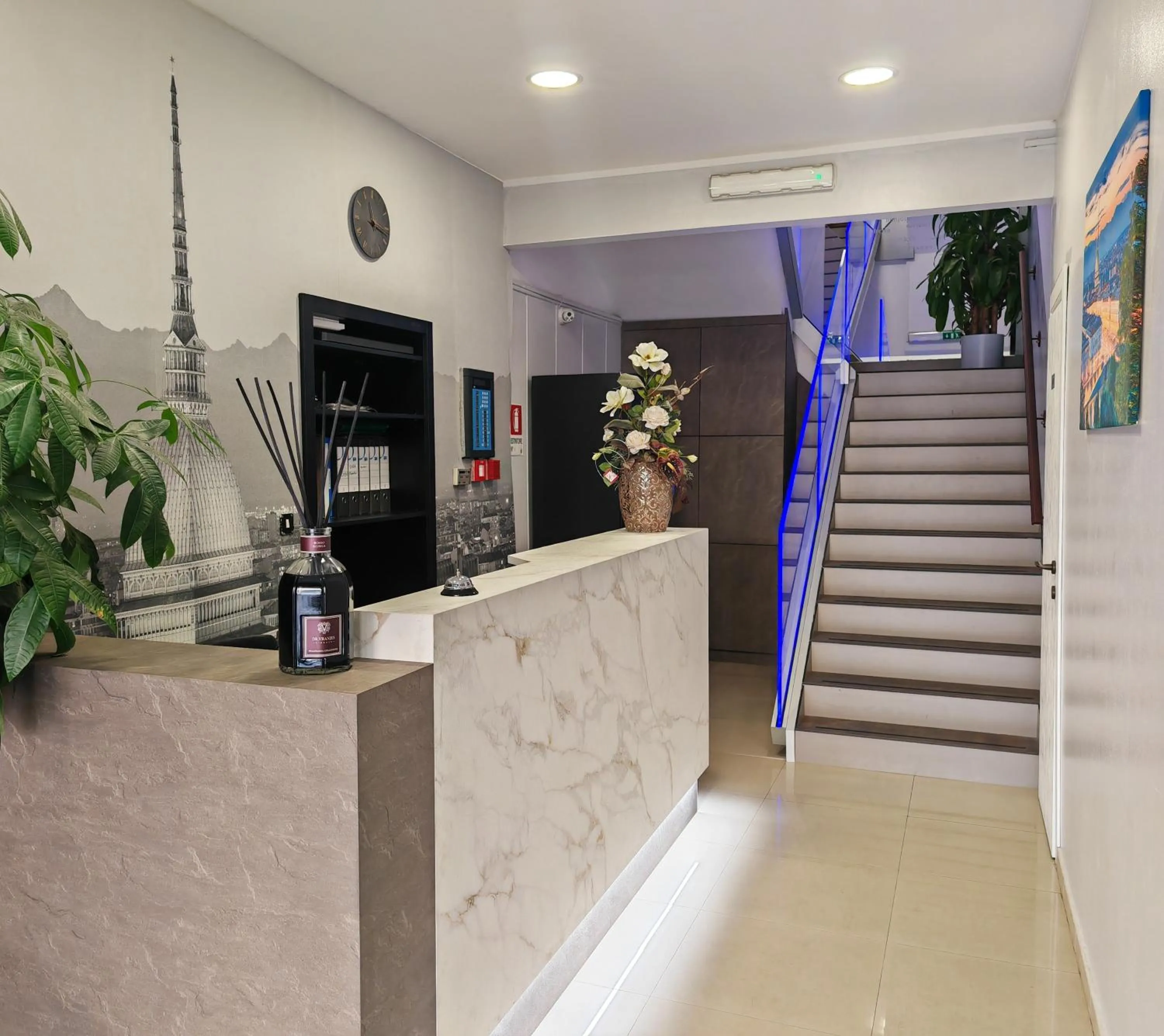 Lobby or reception in Hotel Romano