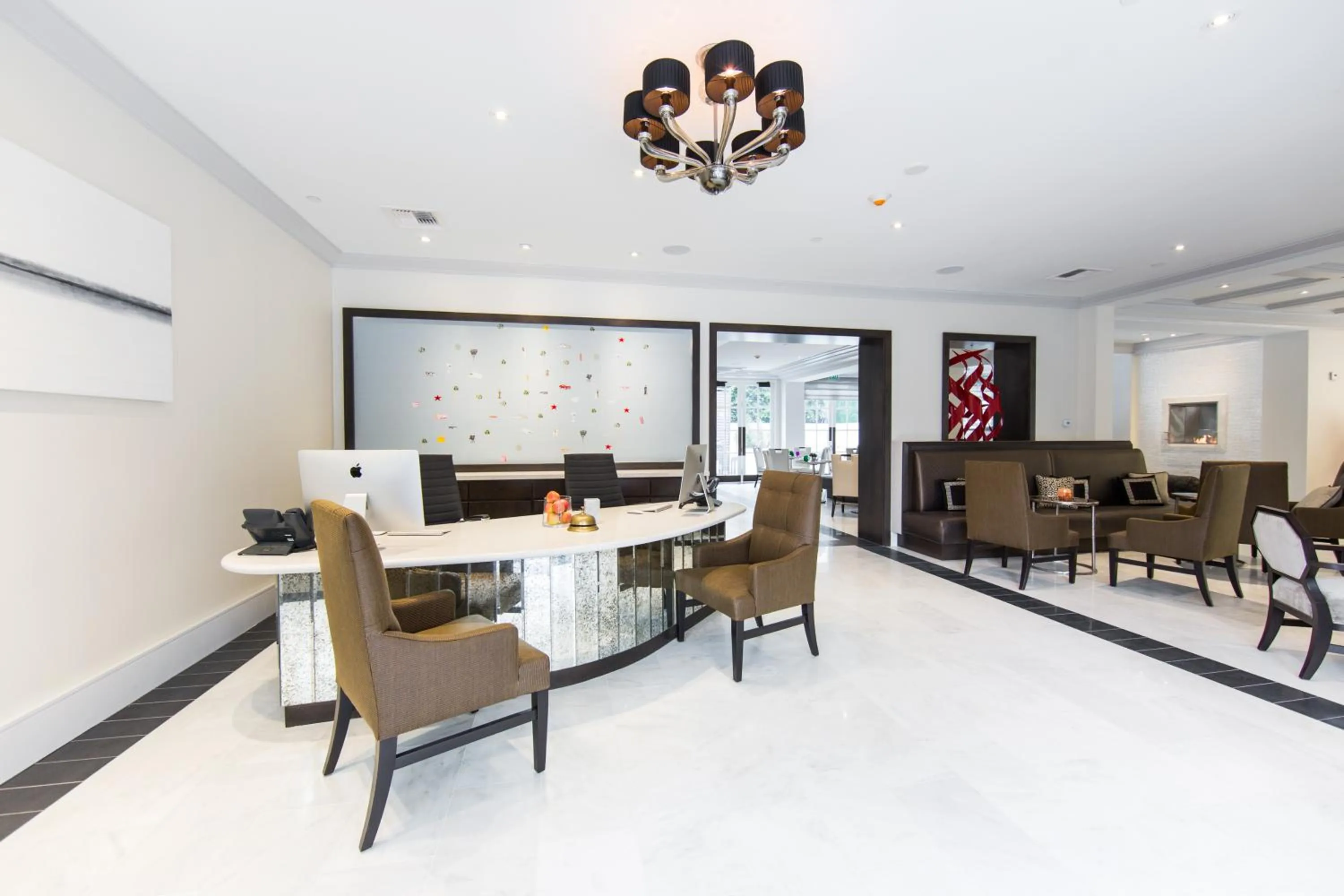 Lobby or reception in Mosaic Hotel Beverly Hills