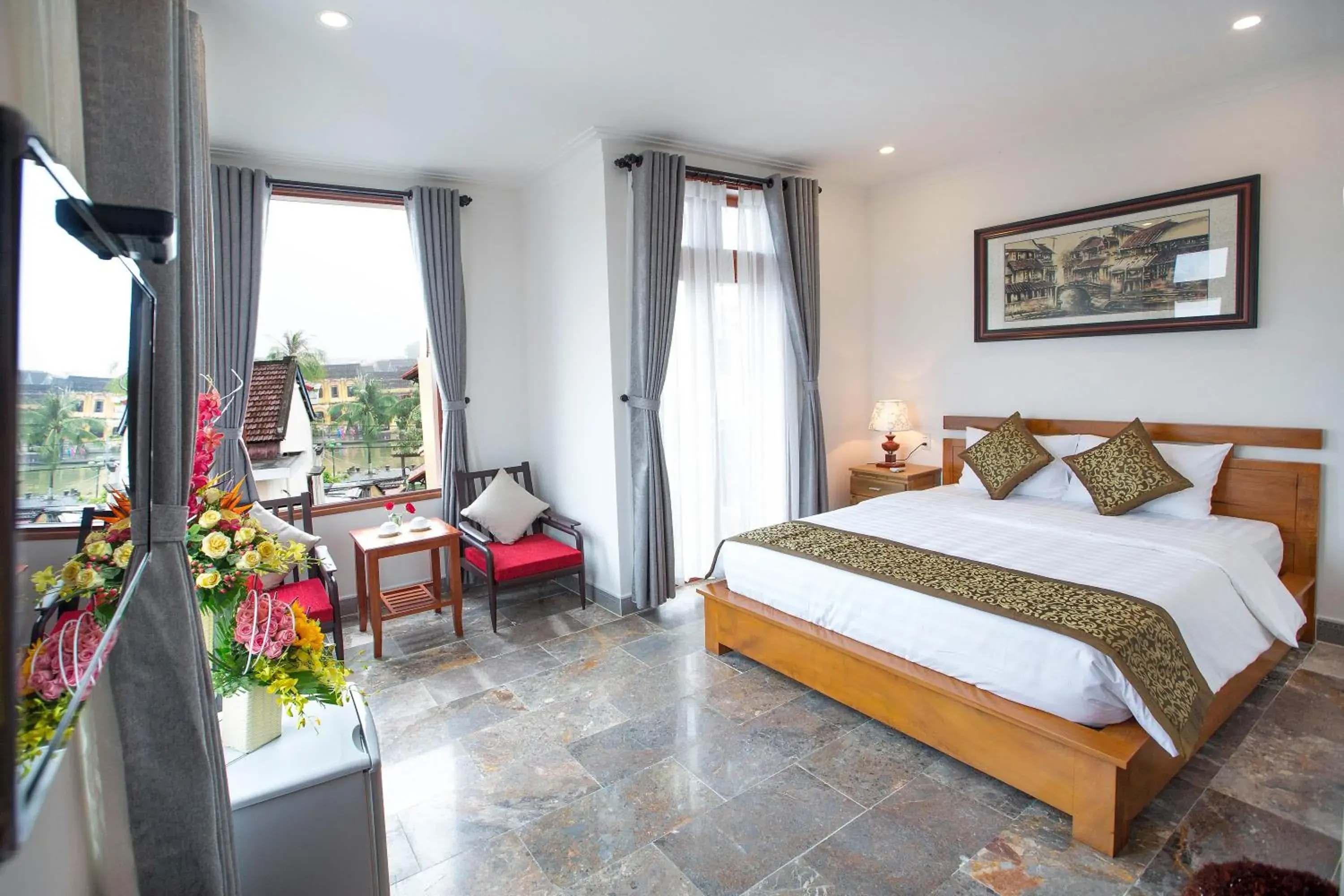 Double Room with Balcony in Lan Uyen Homestay - Hoi An Double Room with Balcony in Lan Uyen Homestay - Hoi An