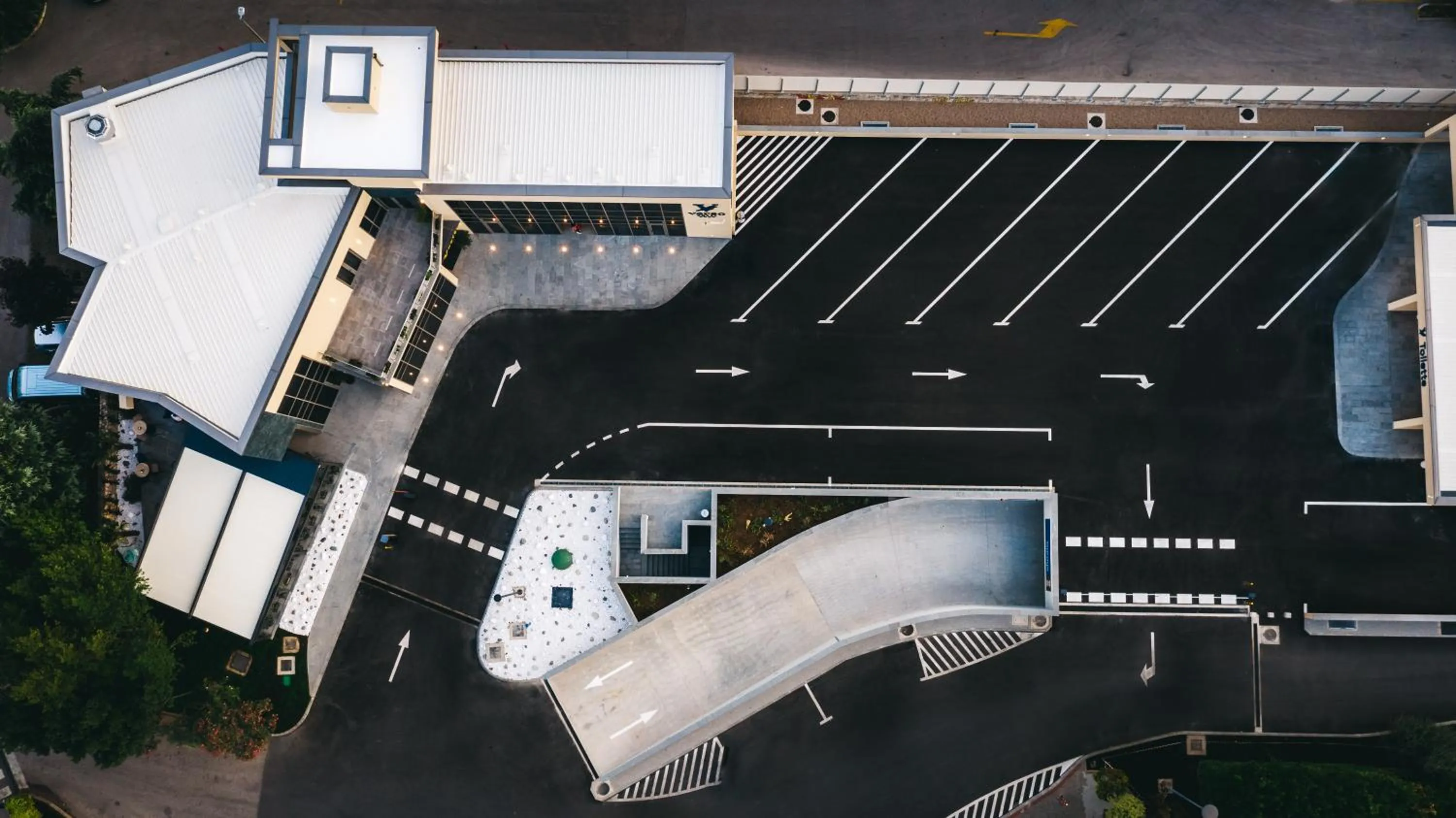 Bird's eye view in Hotel Verso