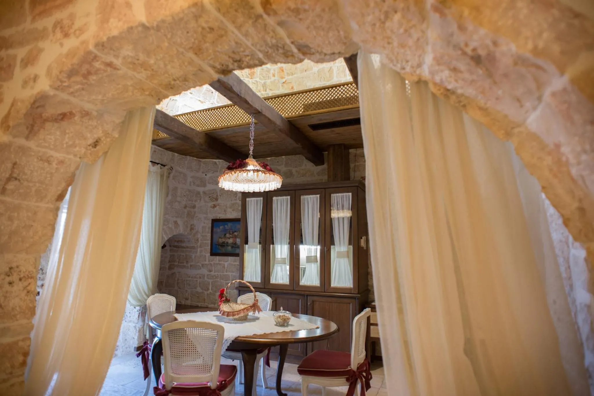 Dining area in Romantic Trulli