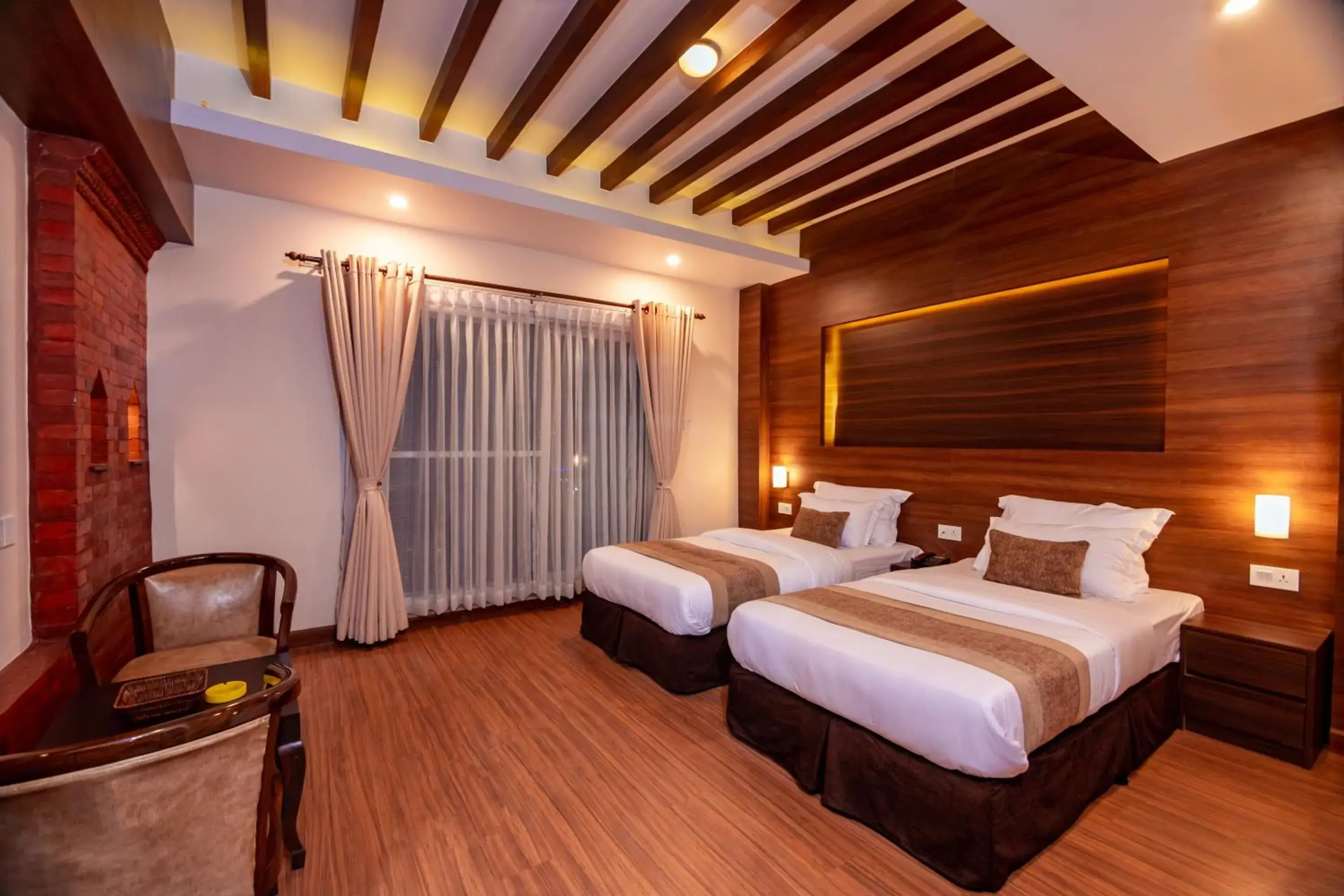 Twin Room with Balcony in Sunshine Boutique Hotel Twin Room with Balcony in Sunshine Boutique Hotel