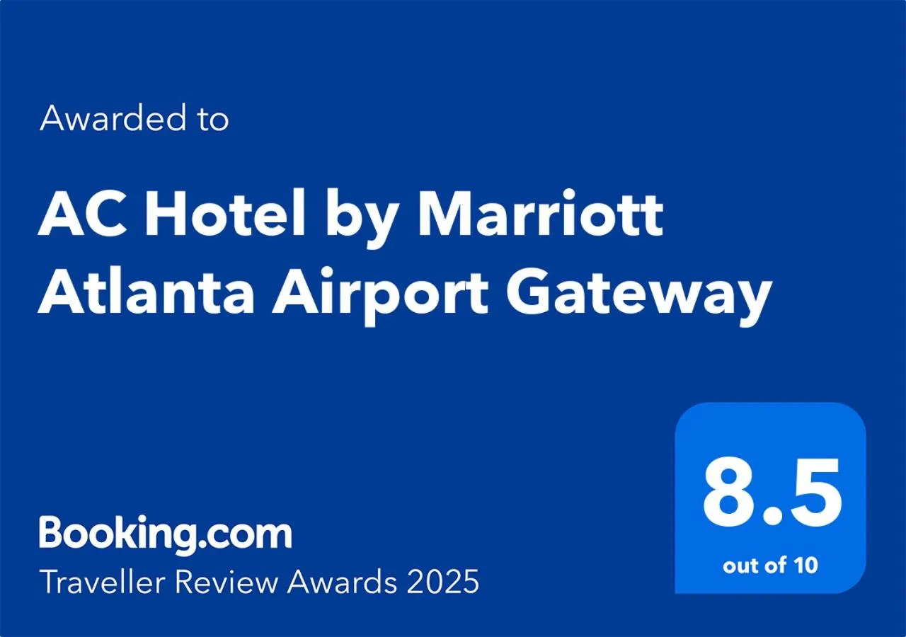 Certificate/Award in AC Hotel by Marriott Atlanta Airport Gateway