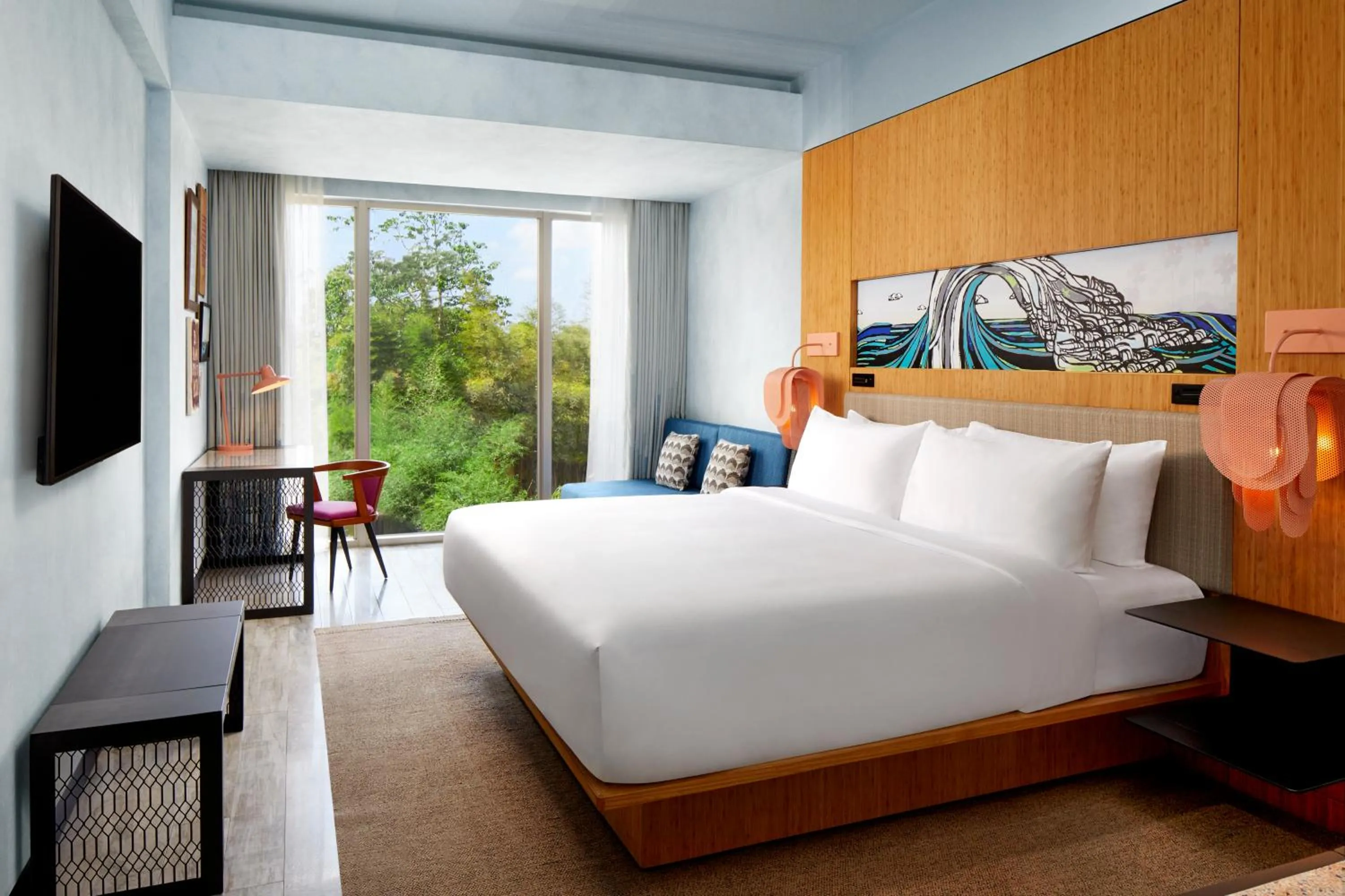 Bed in Aloft Bali Seminyak