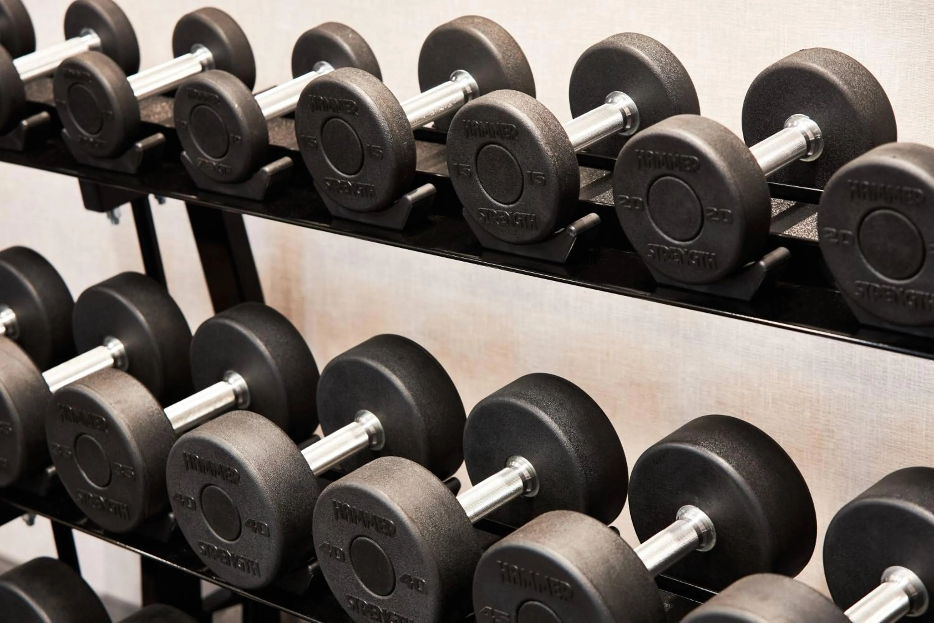 Fitness centre/facilities in AC Hotel by Marriott Bridgewater