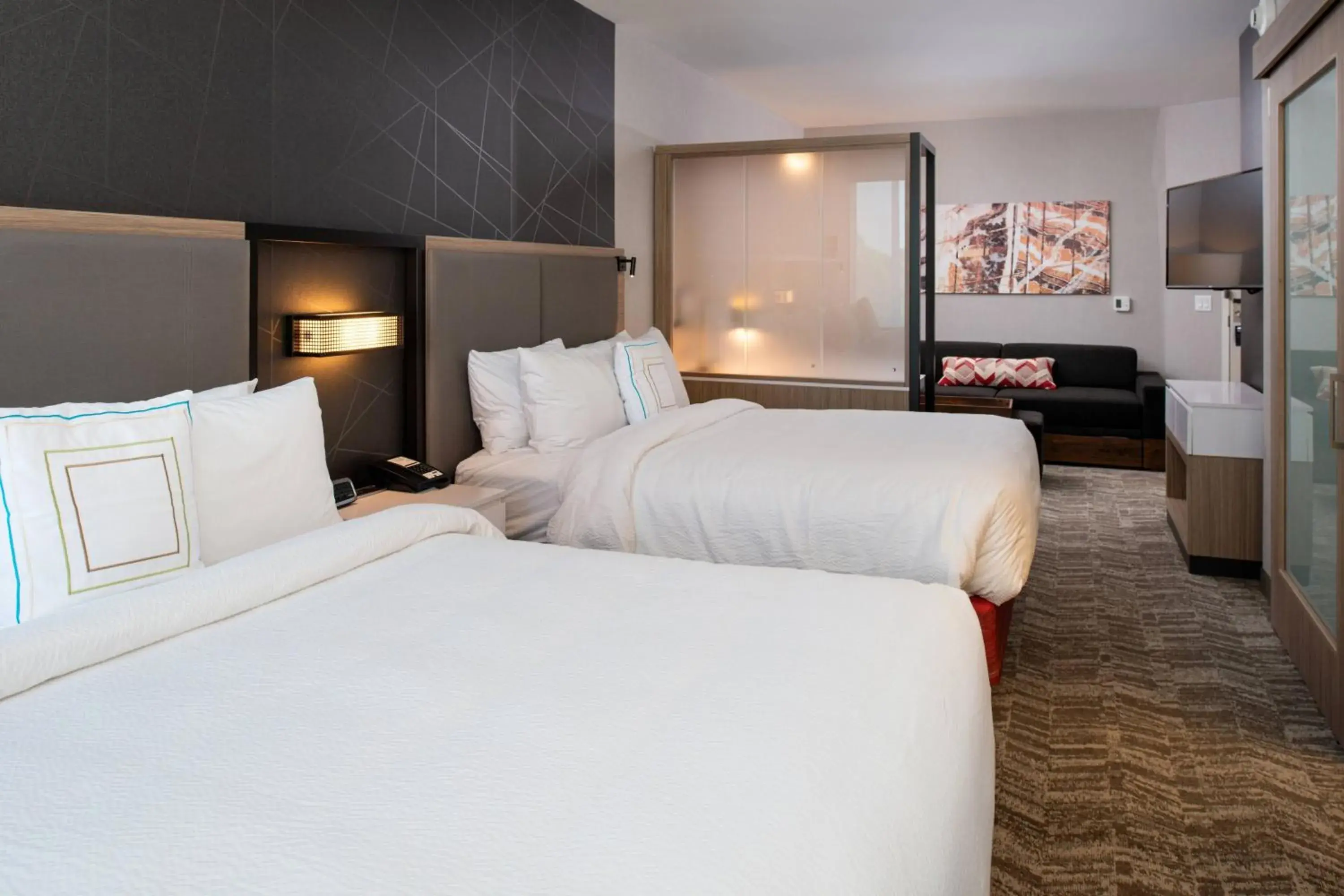 Suite, 2 Queen, Sofa bed, Trundle bed in SpringHill Suites by Marriott Kansas City Northeast Suite, 2 Queen, Sofa bed, Trundle bed in SpringHill Suites by Marriott Kansas City Northeast