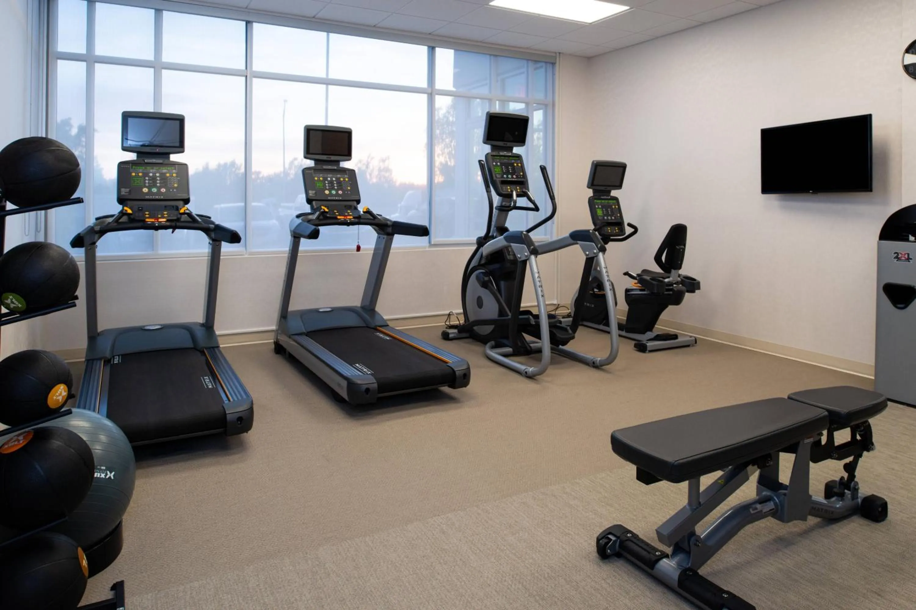 Fitness centre/facilities in SpringHill Suites by Marriott Kansas City Northeast