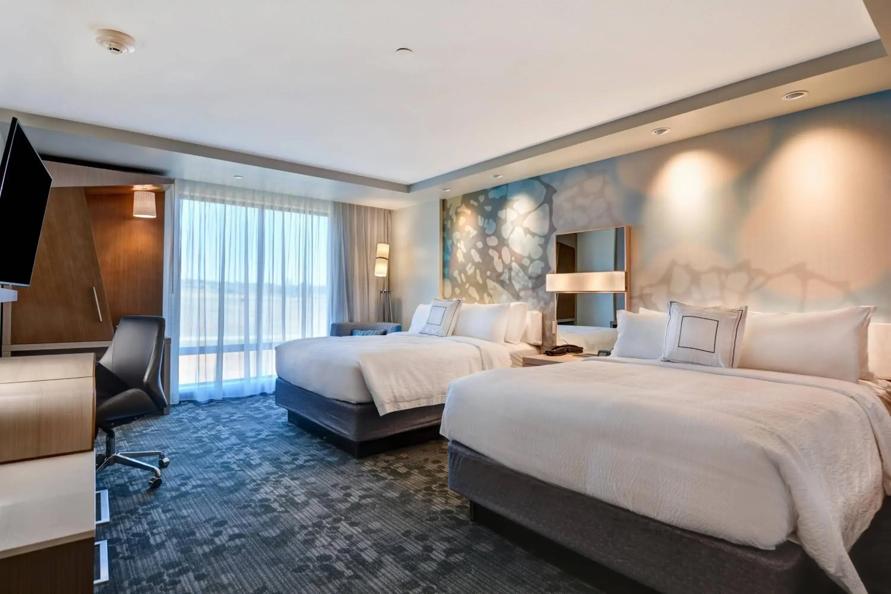 Guest room, 2 Queen in Courtyard by Marriott Bentonville Rogers Promenade Guest room, 2 Queen in Courtyard by Marriott Bentonville Rogers Promenade