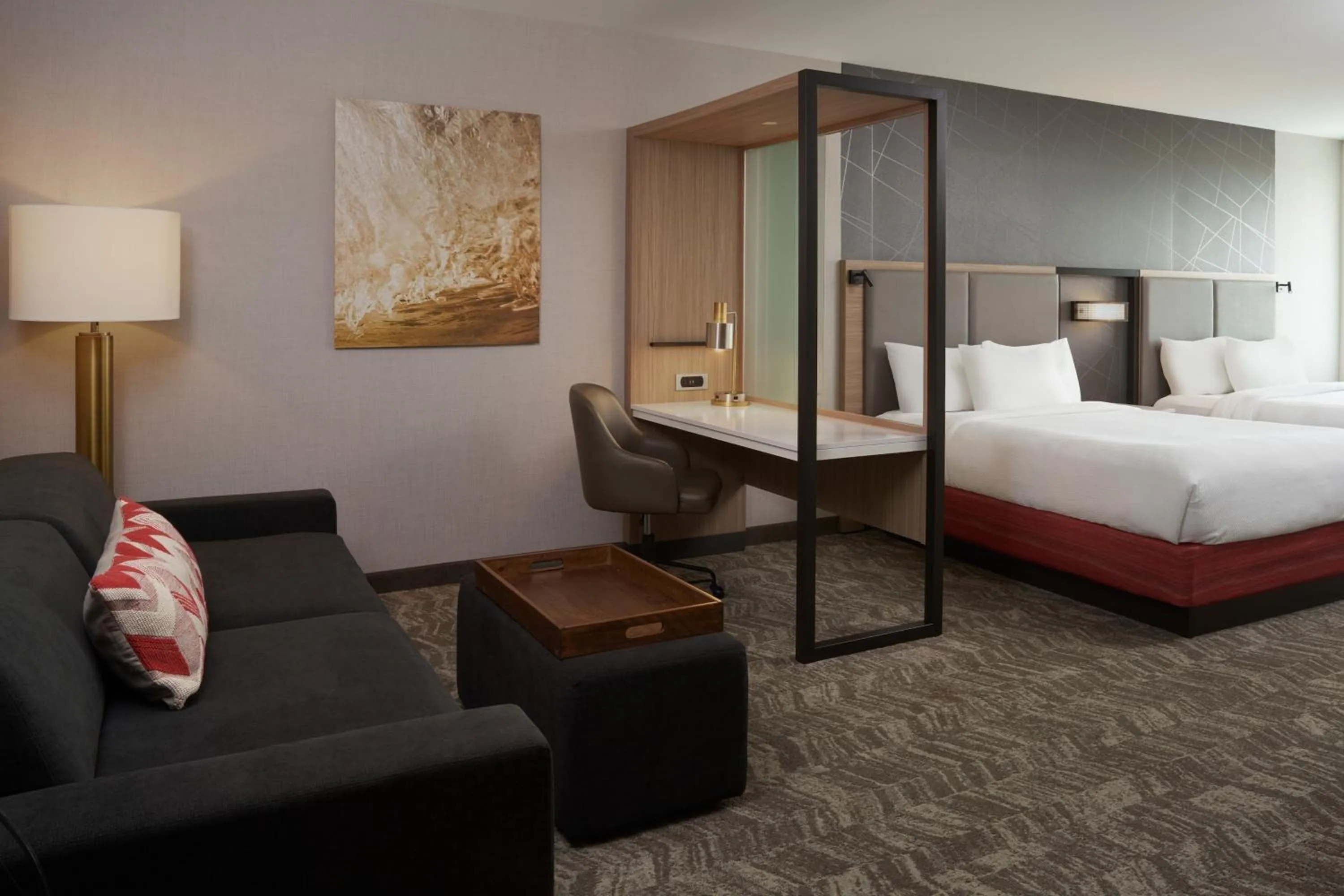 Photo of the whole room, Bed in SpringHill Suites by Marriott Fort Myers Estero