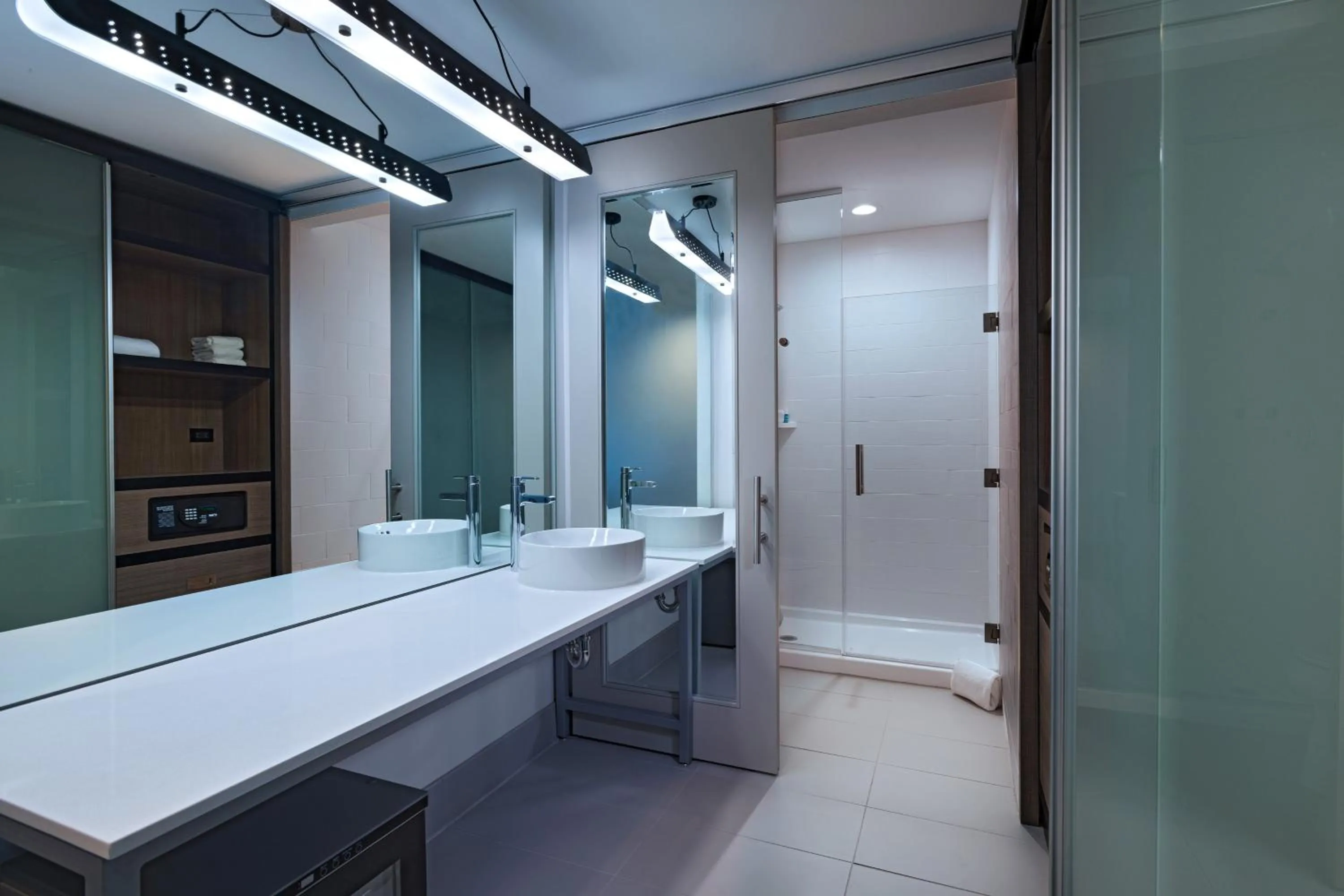 Bathroom in Aloft Waco Downtown