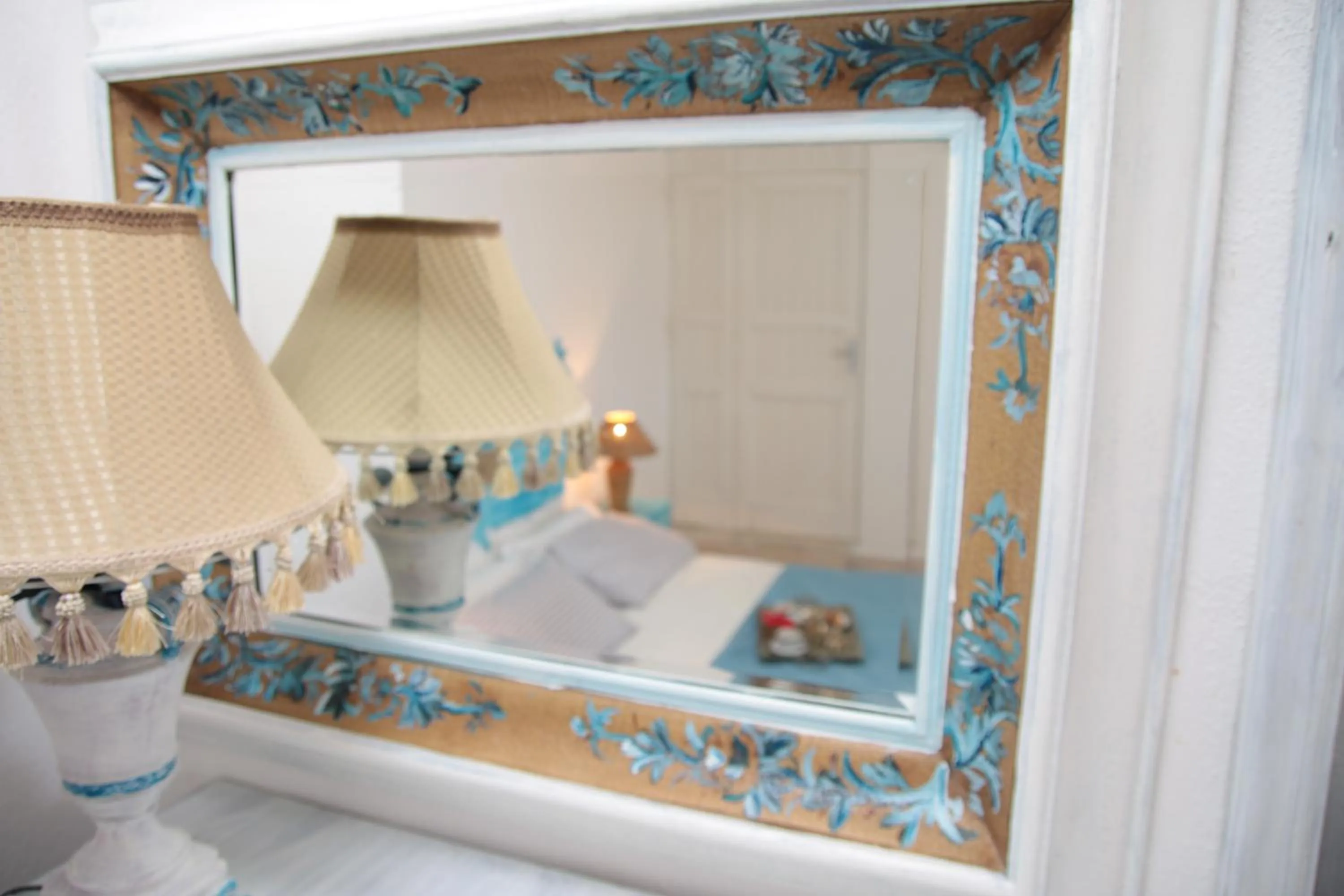 Decorative detail, Bed in Villa Neptunus