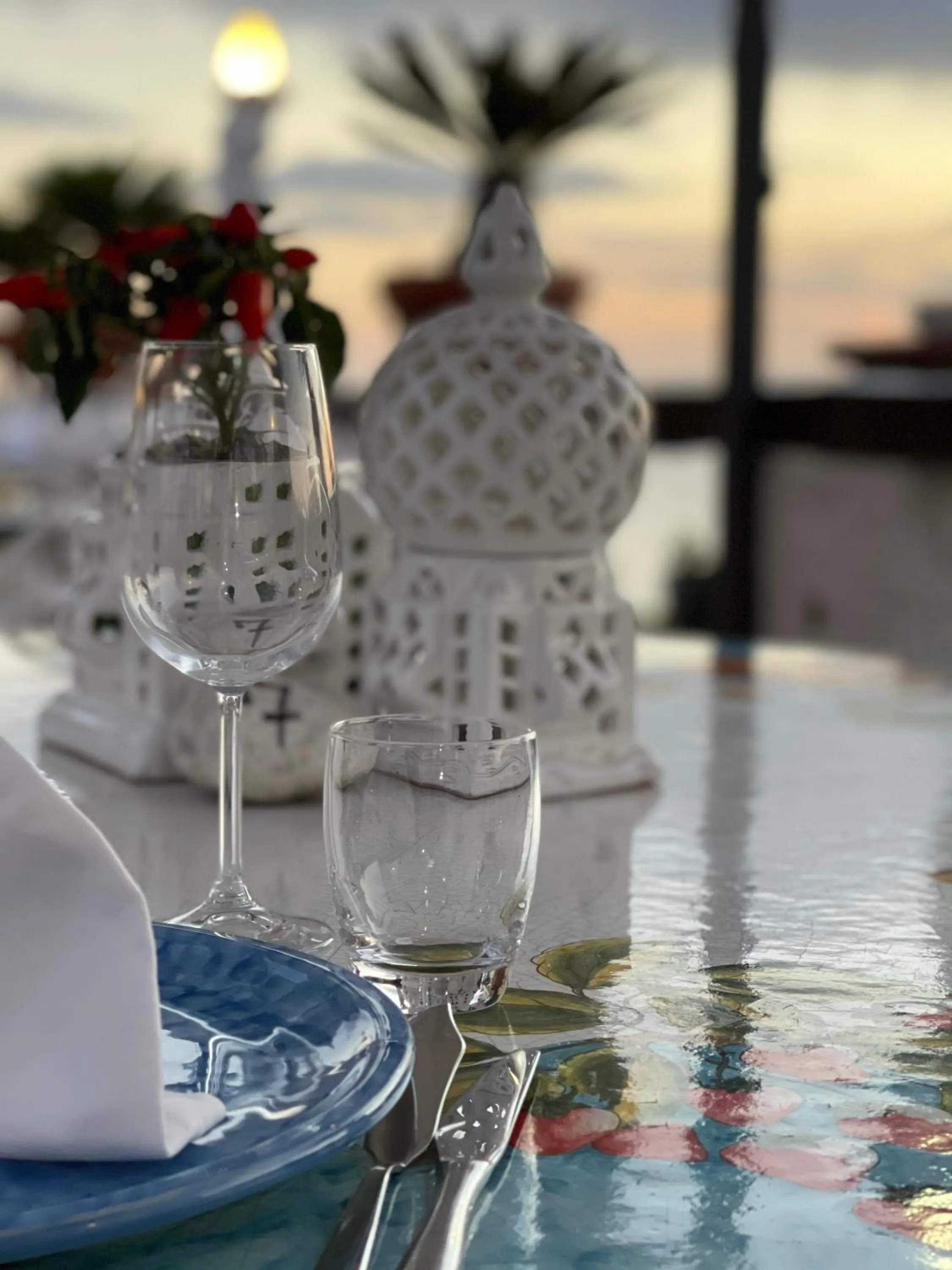 Dining area in Villa Neptunus