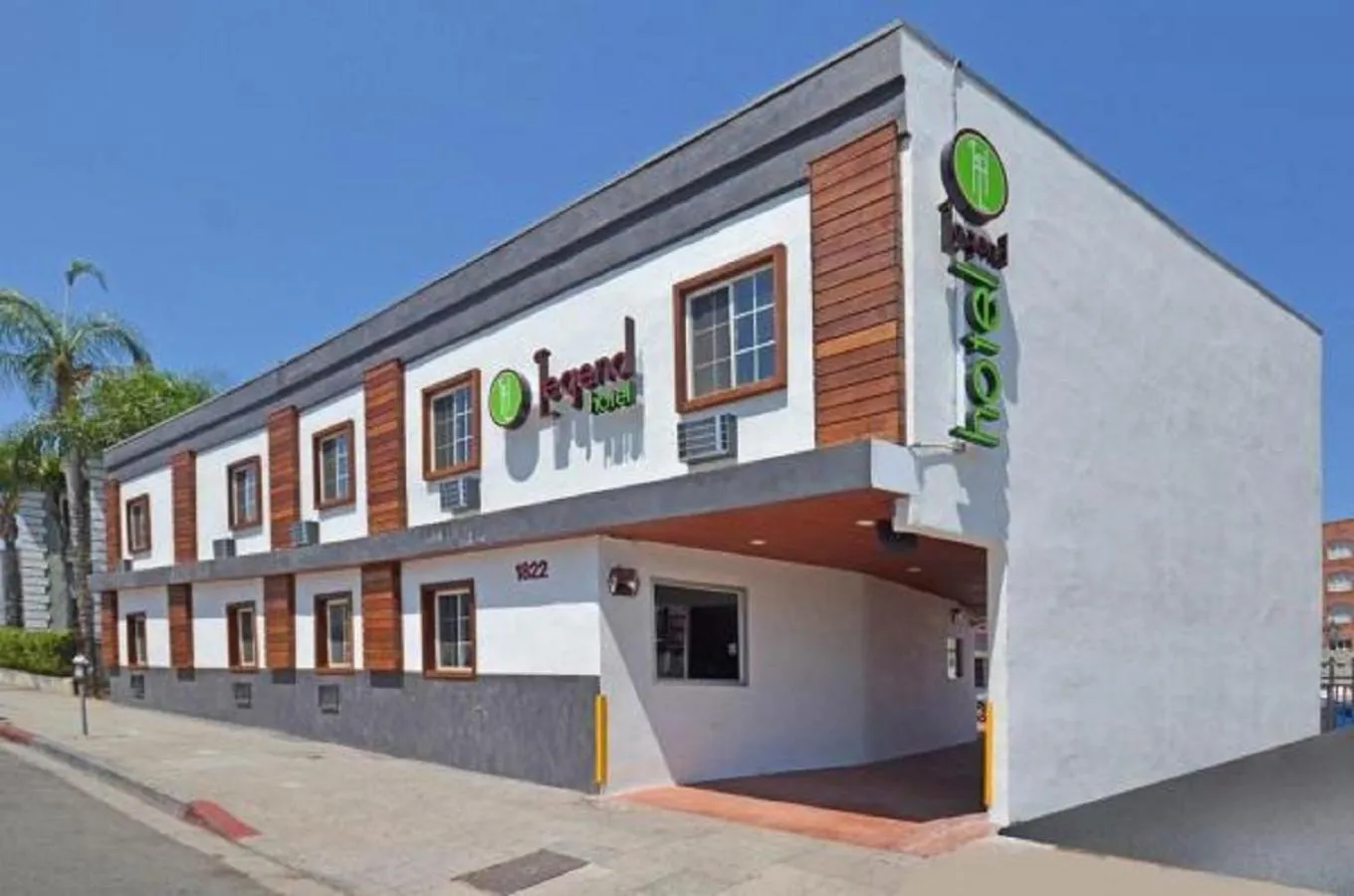 Facade/entrance in Legend Hotel Hollywood