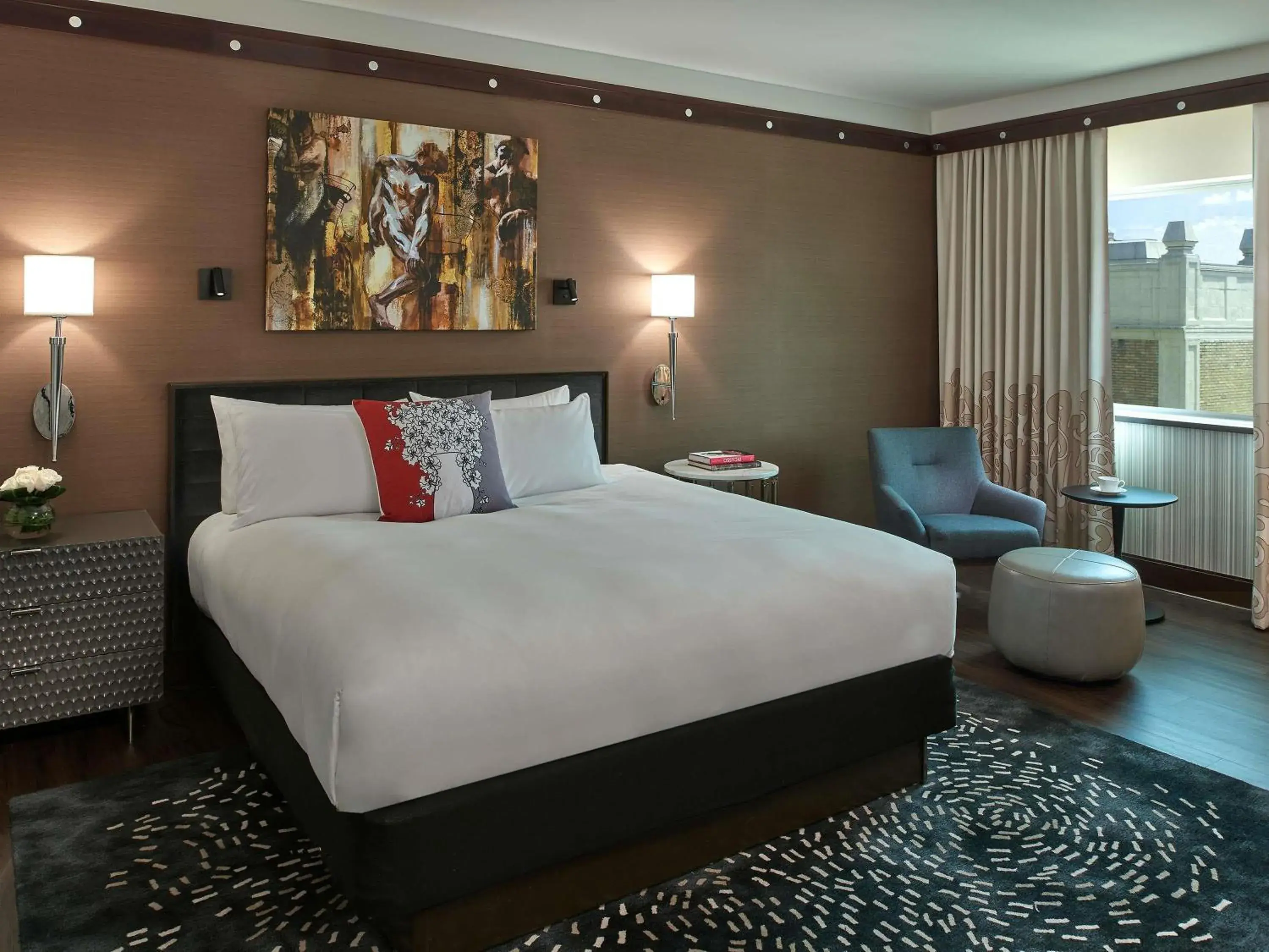 Superior King Room with Roll-In Shower - Mobility Accessible in Sofitel Philadelphia at Rittenhouse Square Superior King Room with Roll-In Shower - Mobility Accessible in Sofitel Philadelphia at Rittenhouse Square