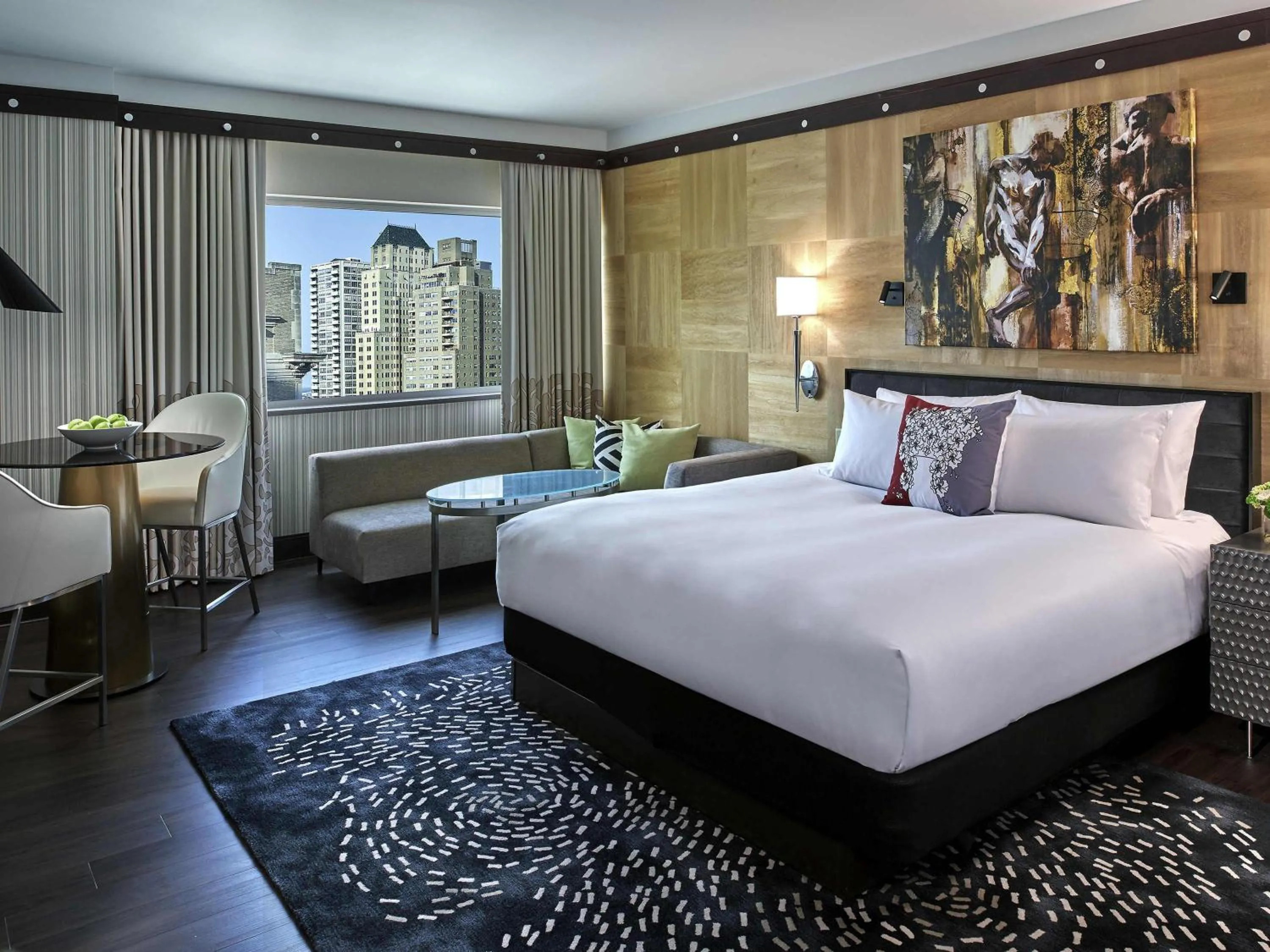 Bedroom, Bed in Sofitel Philadelphia at Rittenhouse Square