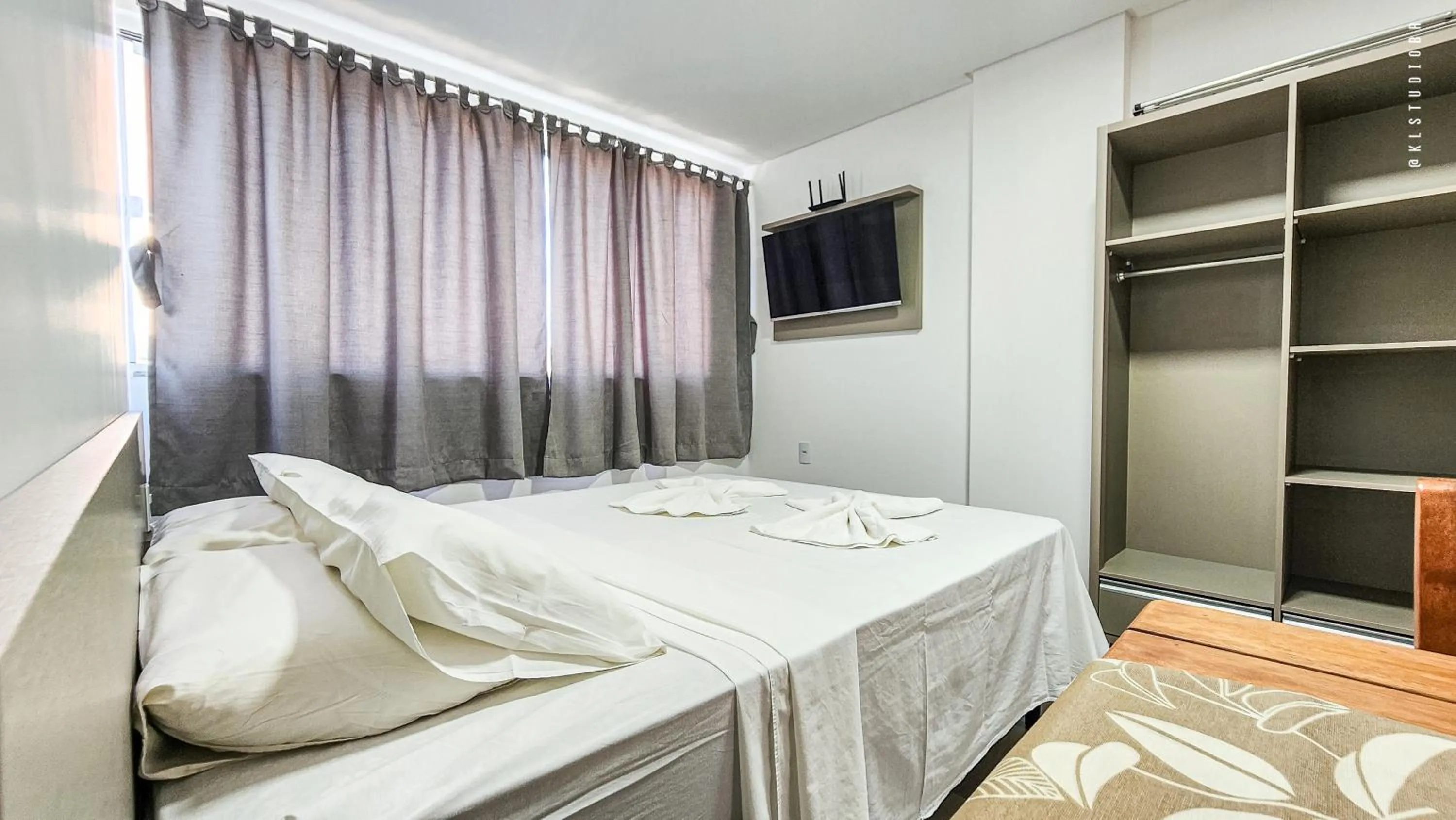 Bed in Apart Hotel Canto Grande