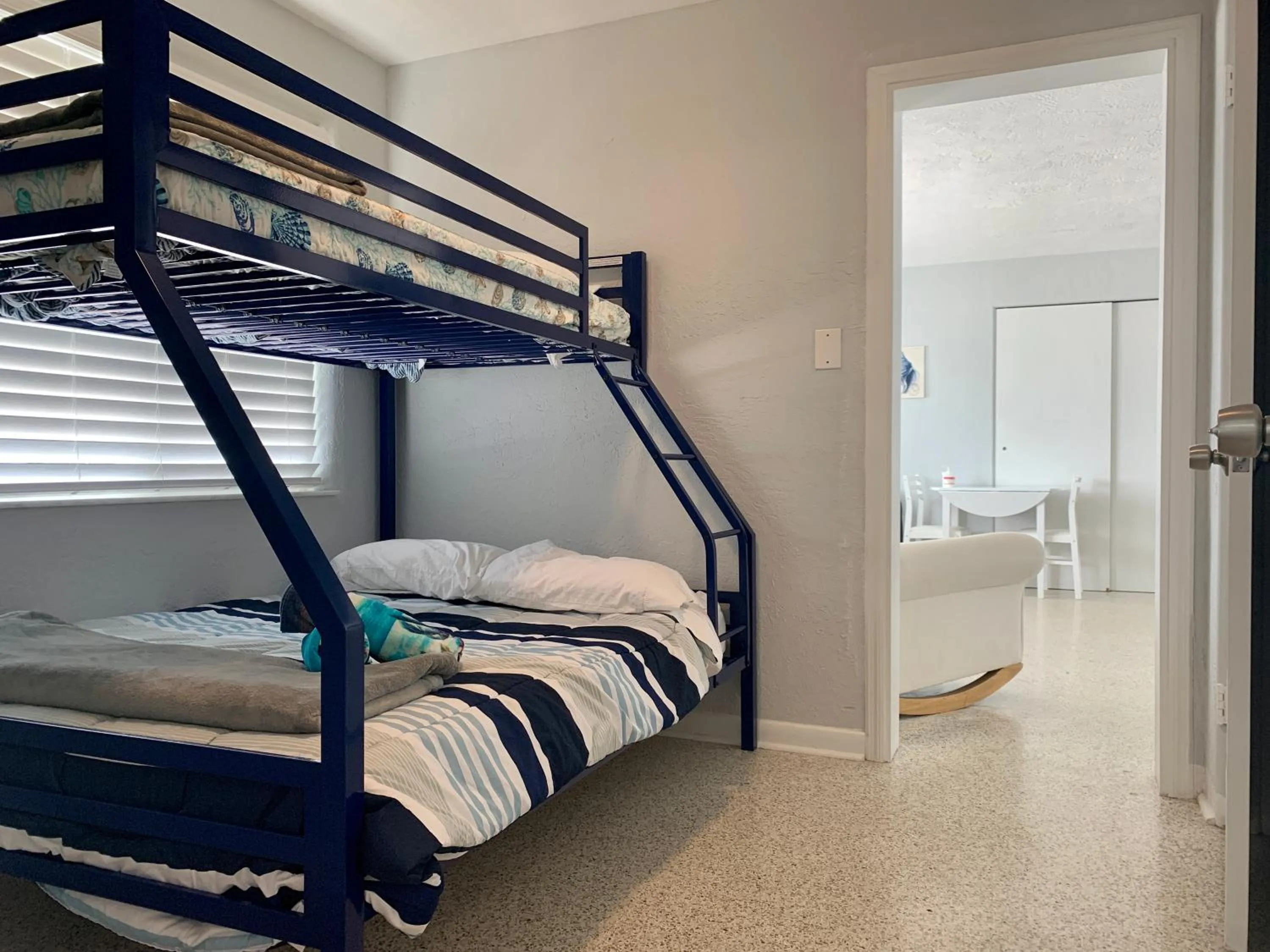 Bed in Ocean Eleven Suites