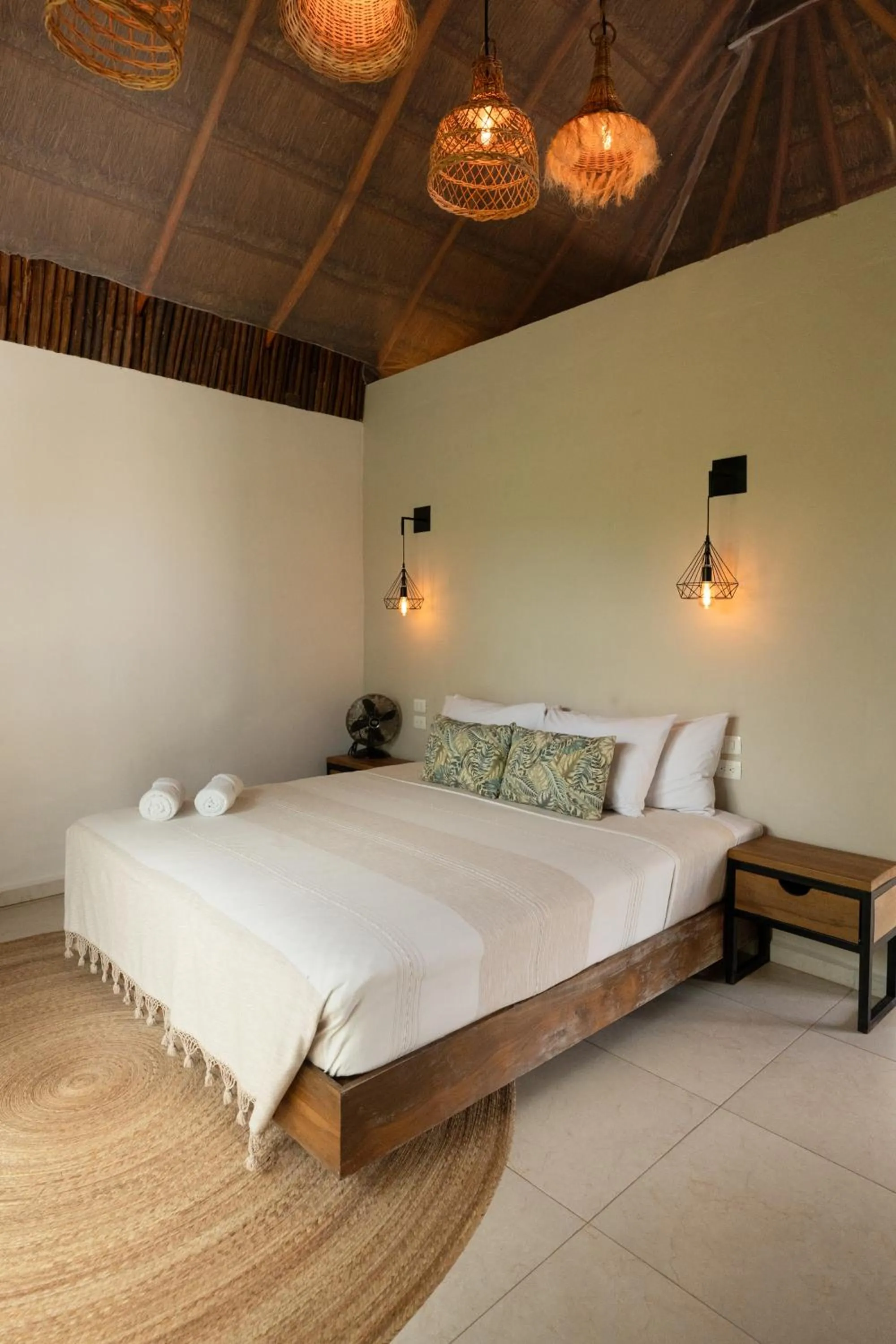 Bed in AGAM Hotel Boutique Bacalar - Adults Only