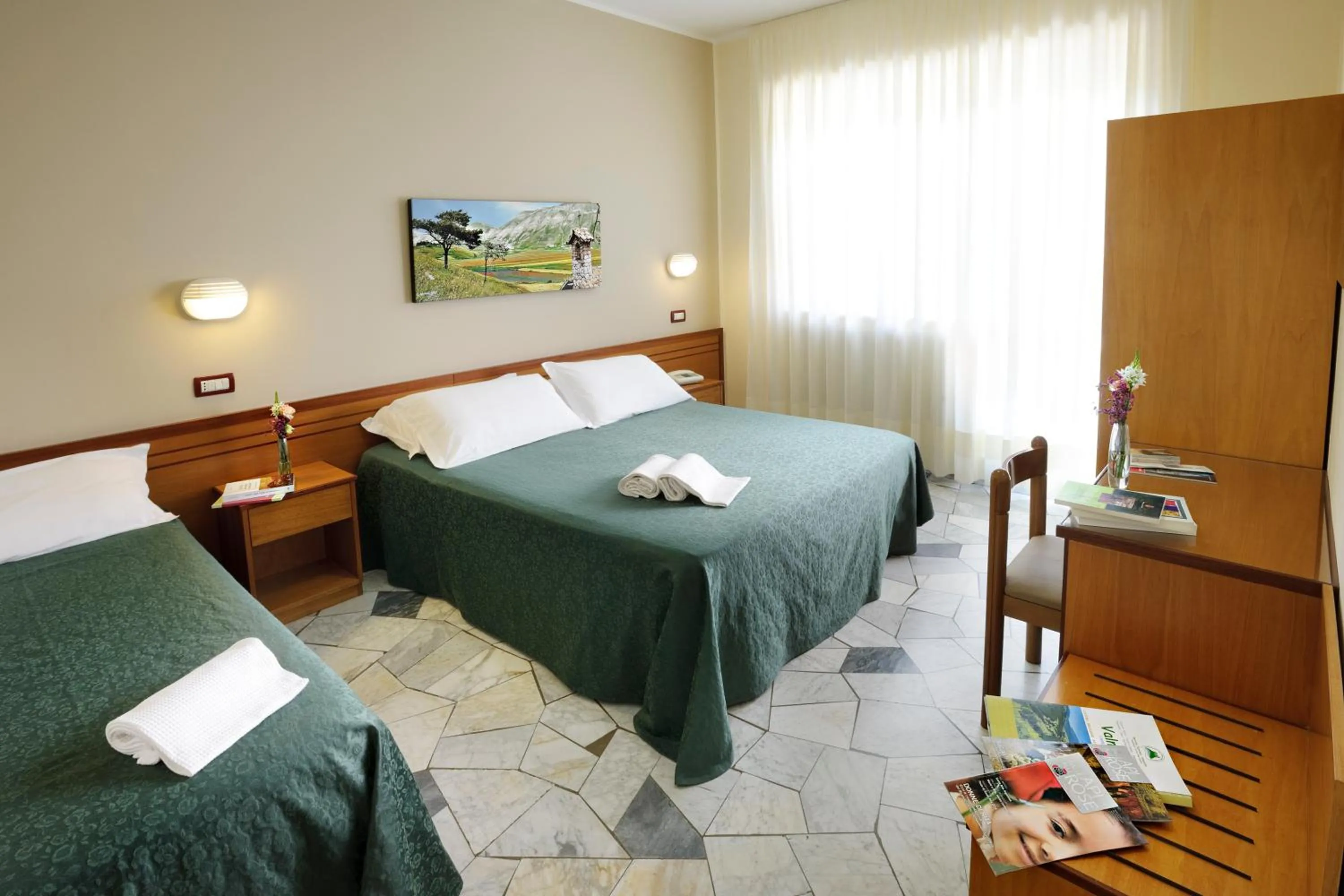 Photo of the whole room, Bed in Hotel Delle Rose