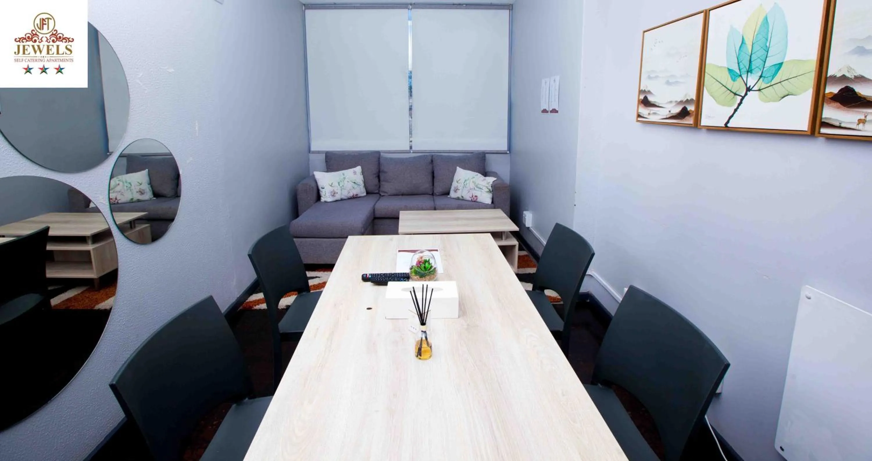 Communal lounge/ TV room in JFT self catering units