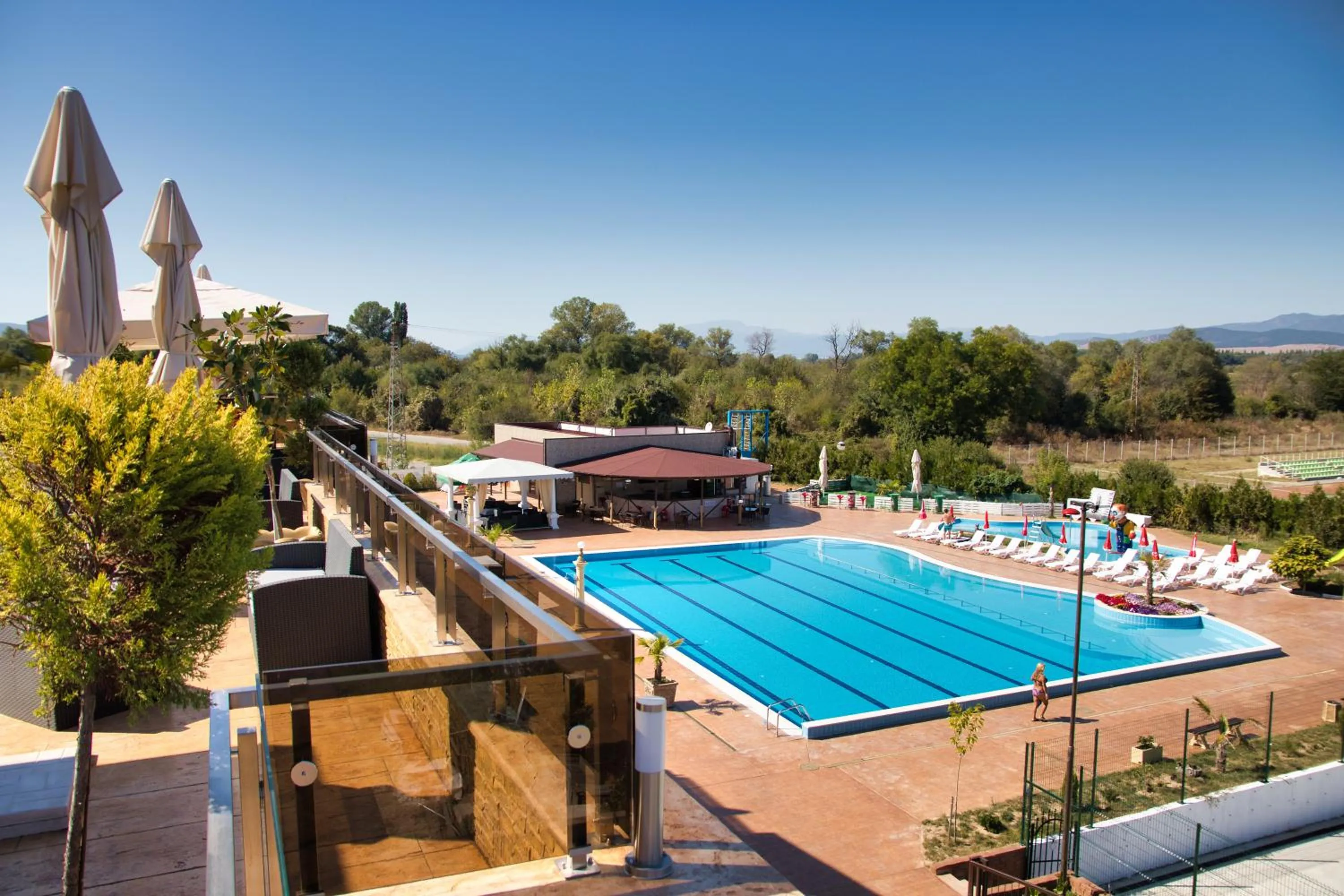 Swimming pool in Balneo and SPA Complex MINERAL YAGODA