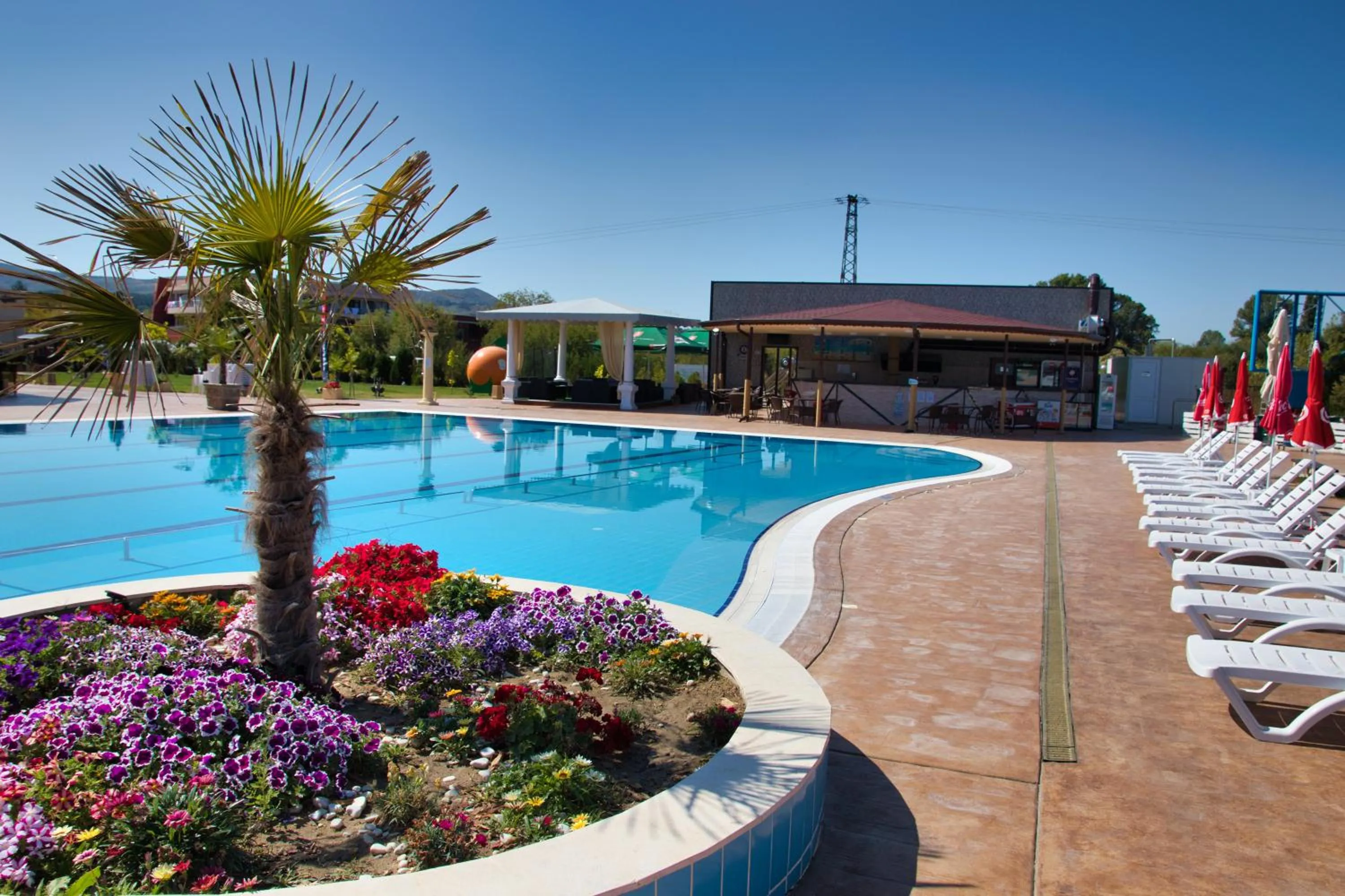 Swimming pool in Balneo and SPA Complex MINERAL YAGODA