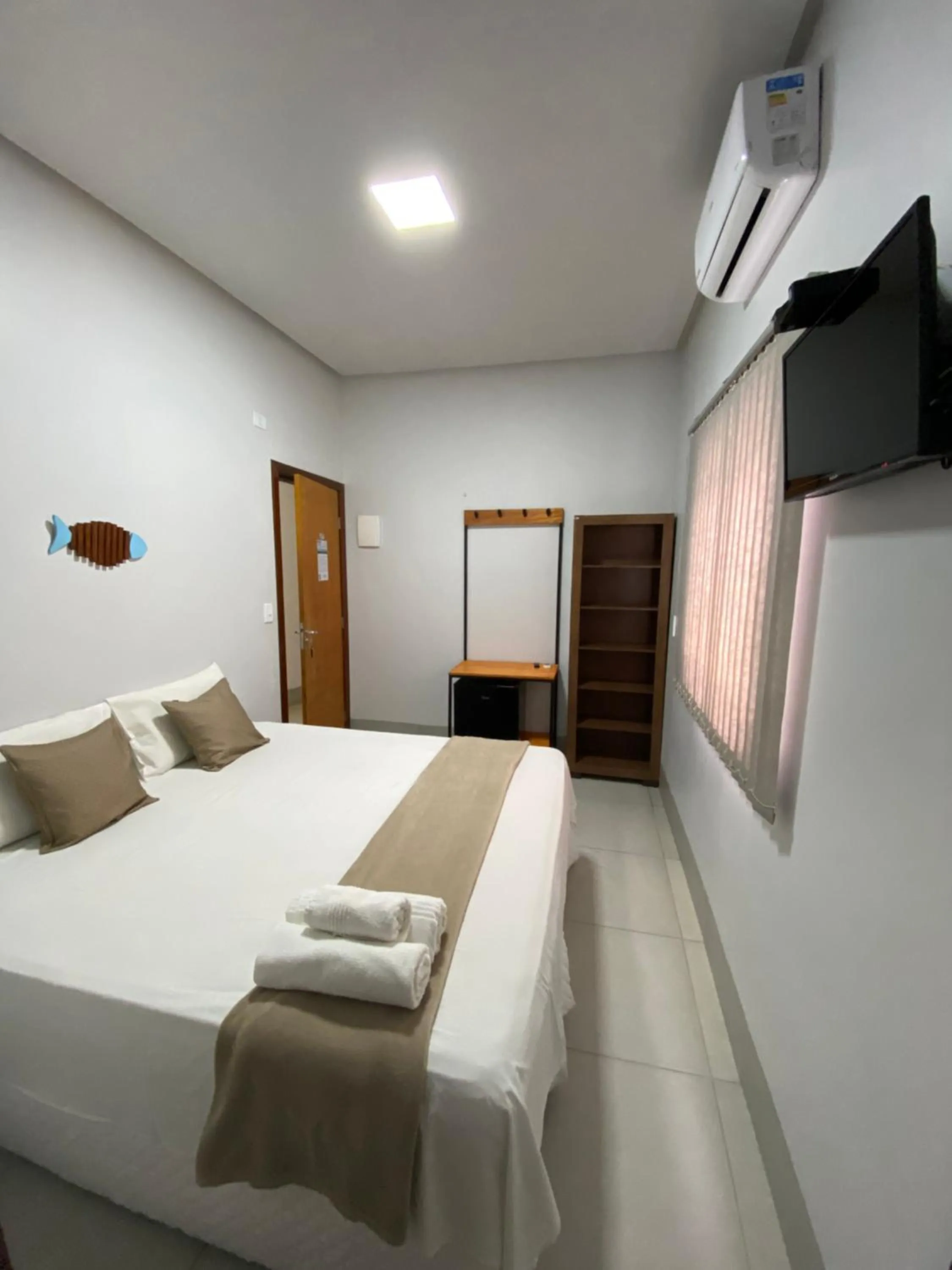 Bed in Pousada Maktub