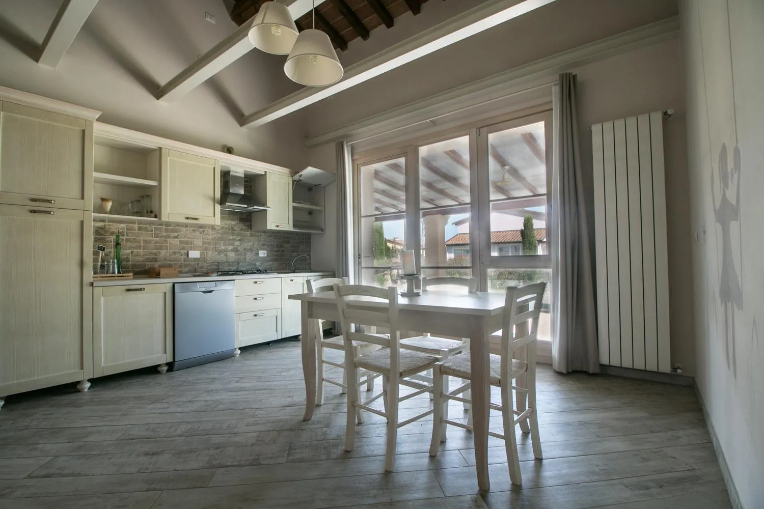 Kitchen or kitchenette in Fattoria Palazzeta - Pet & Family Friendly