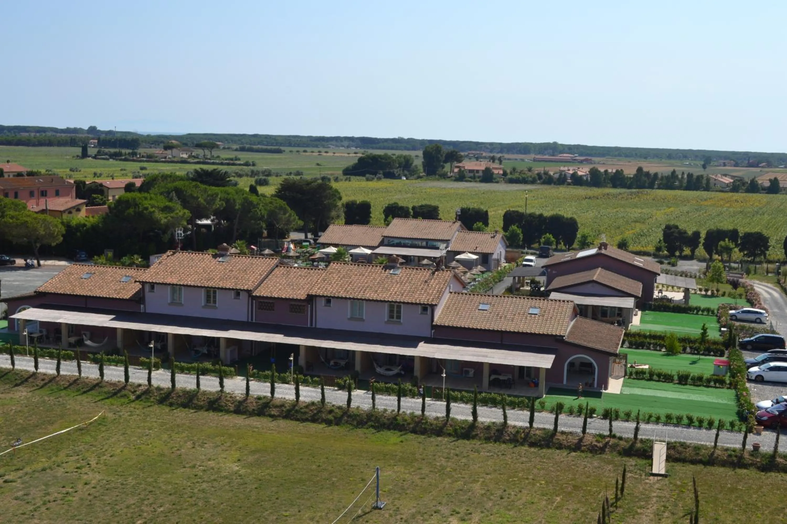 Bird's eye view in Fattoria Palazzeta - Pet & Family Friendly