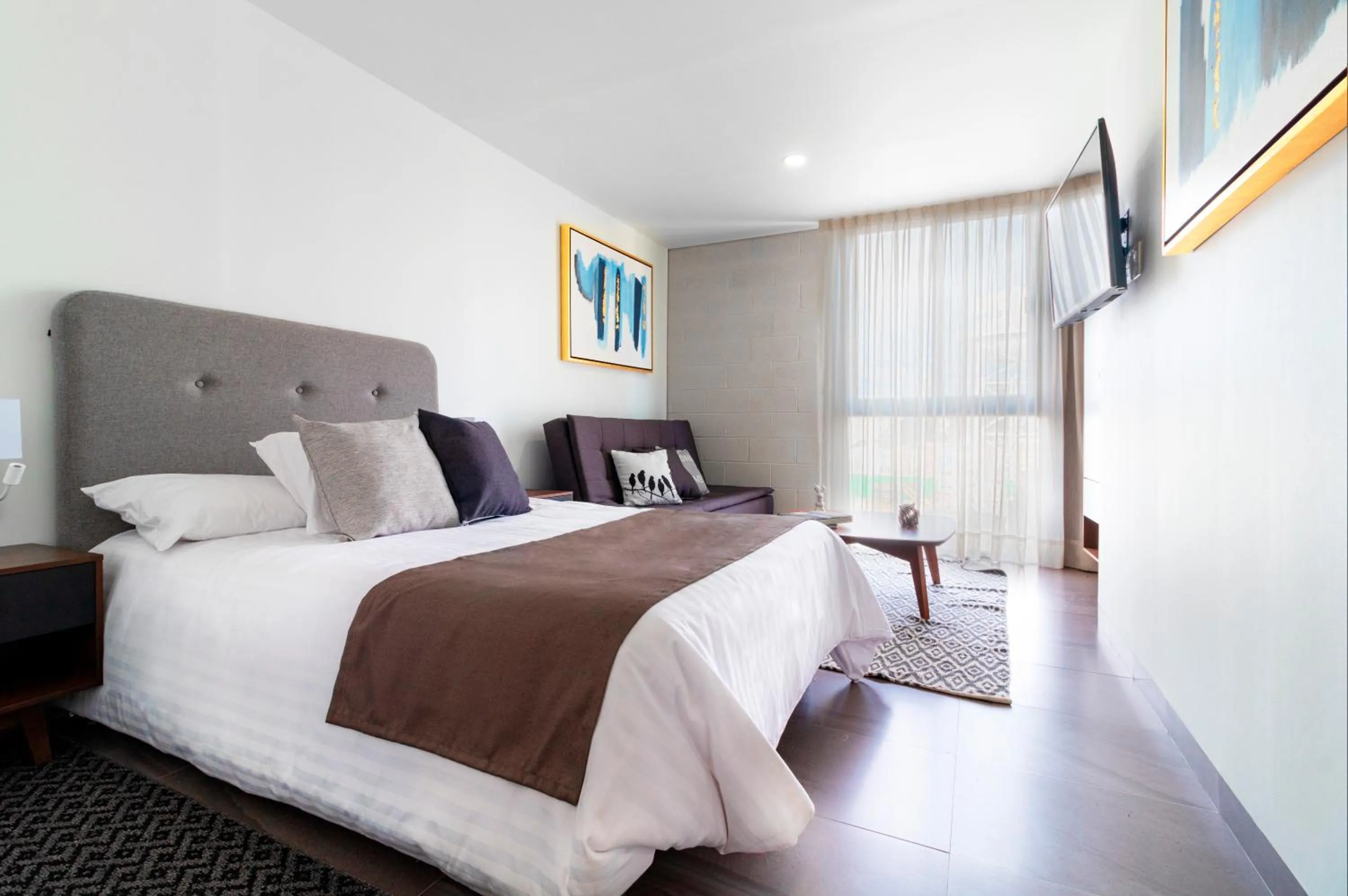 Bed in Arboleda 5 Luxury Lofts