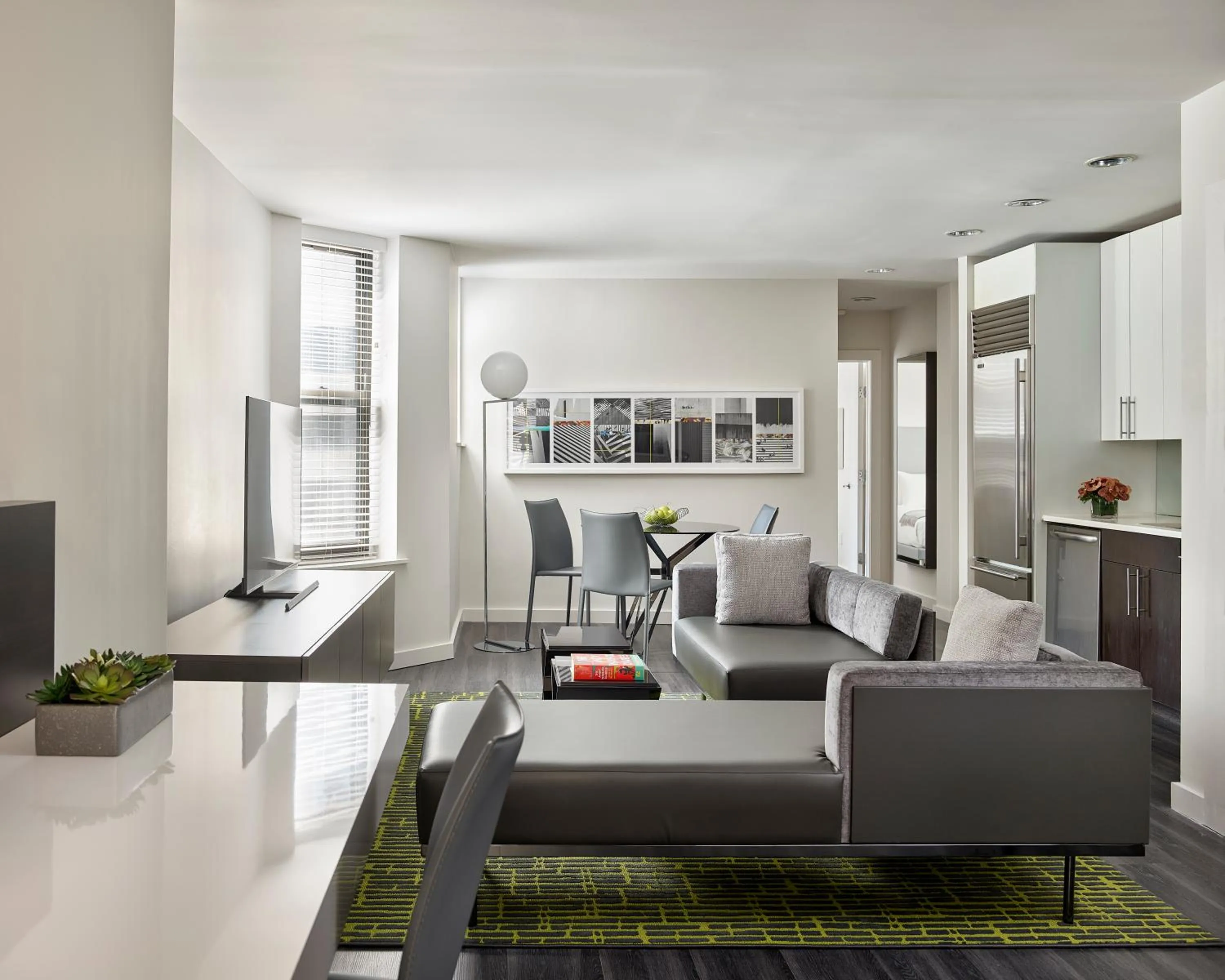 Living room in AKA Times Square