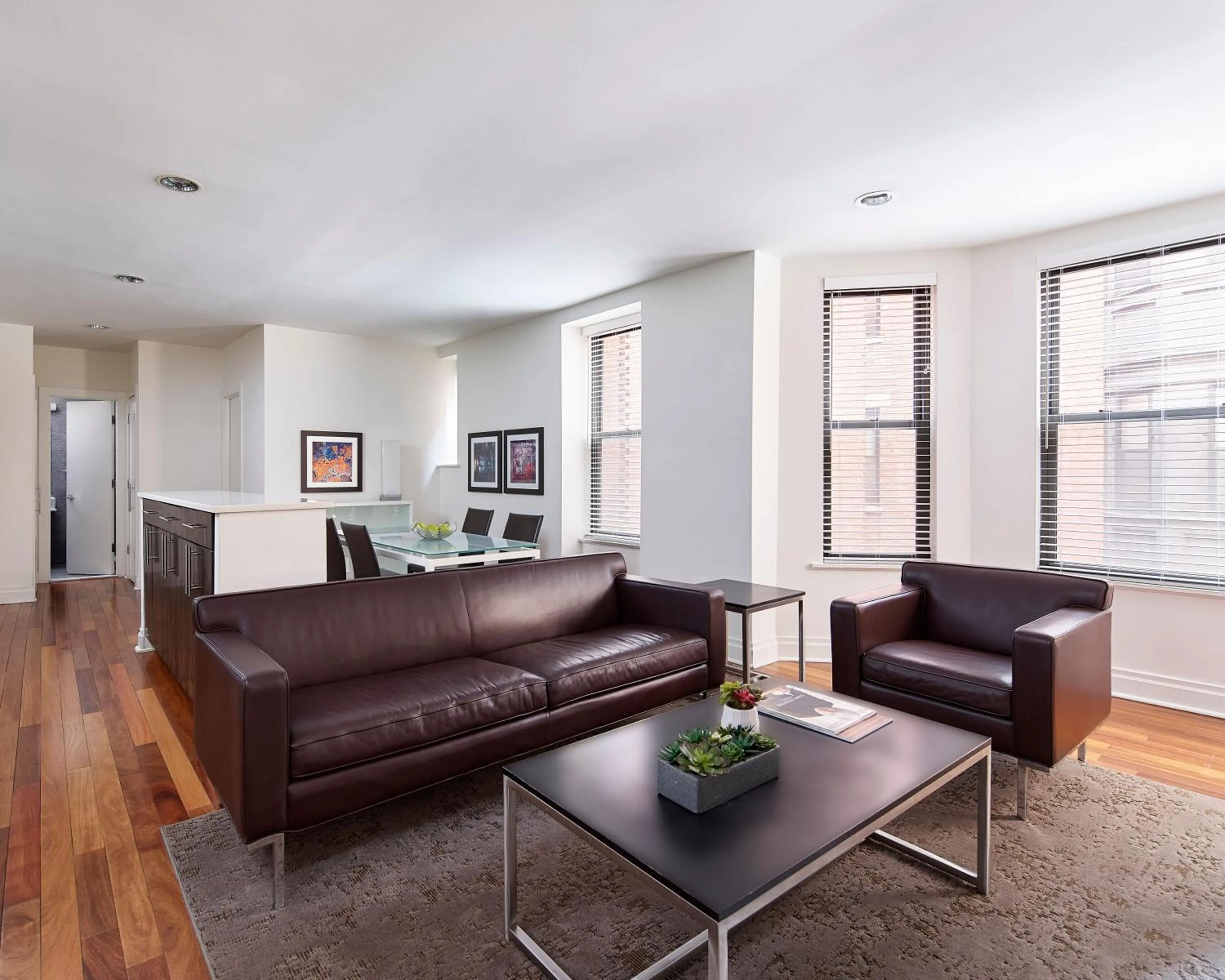 Living room in AKA Times Square