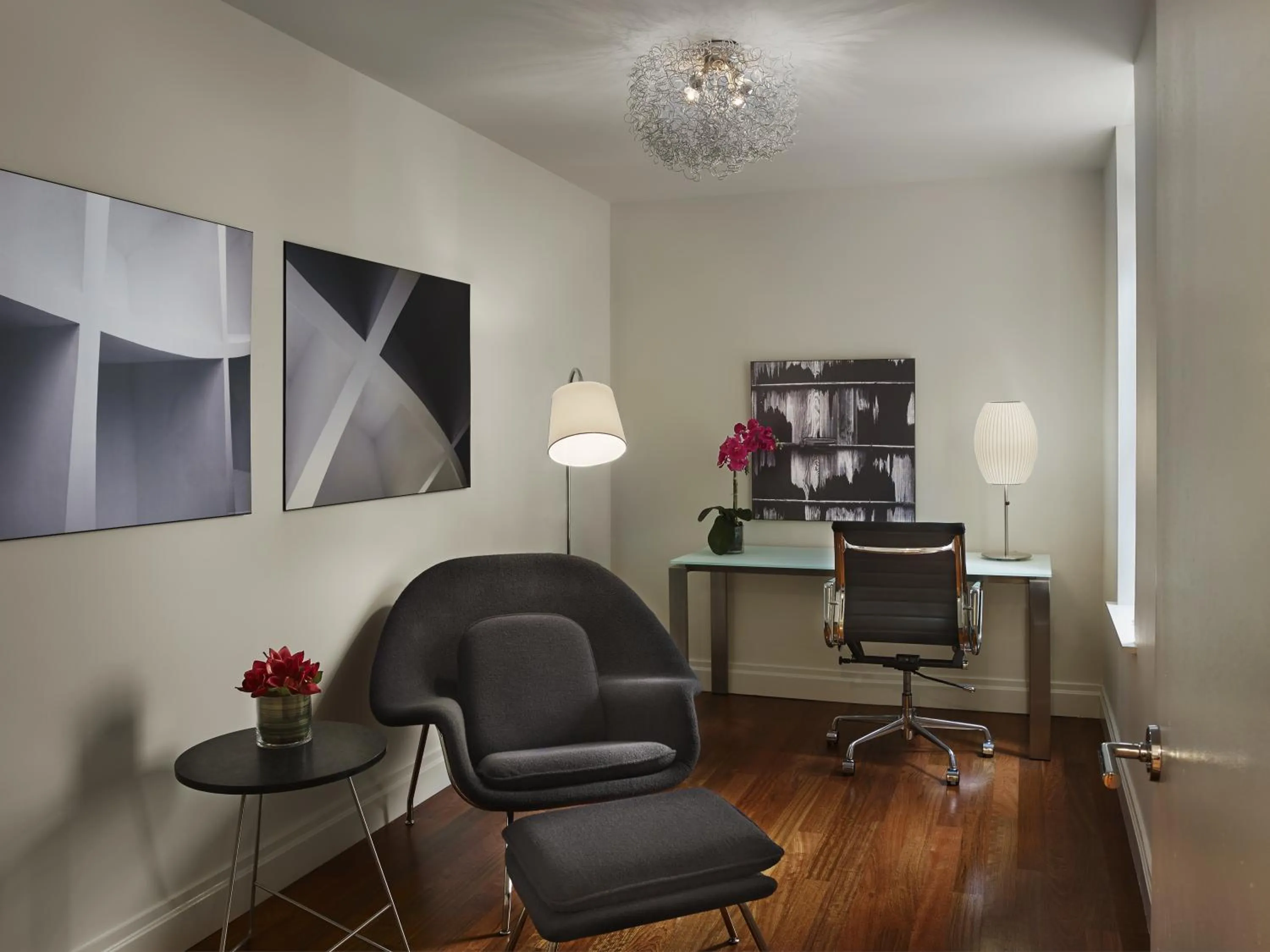 Seating area in AKA Times Square