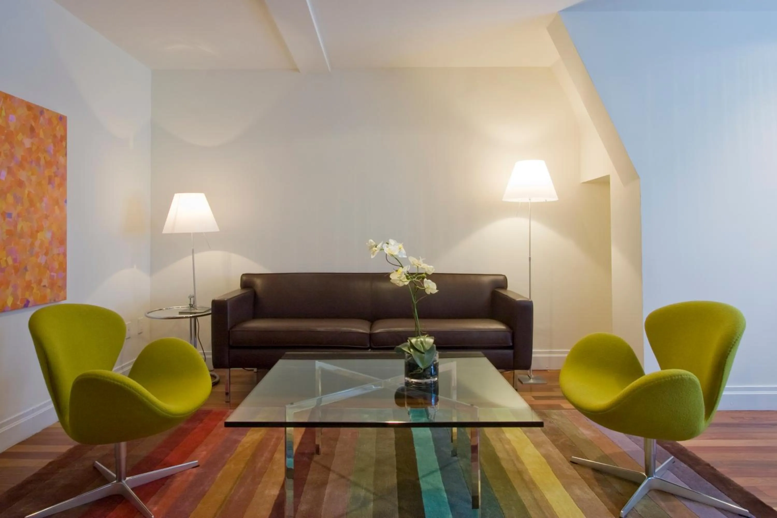 Seating area in AKA Times Square